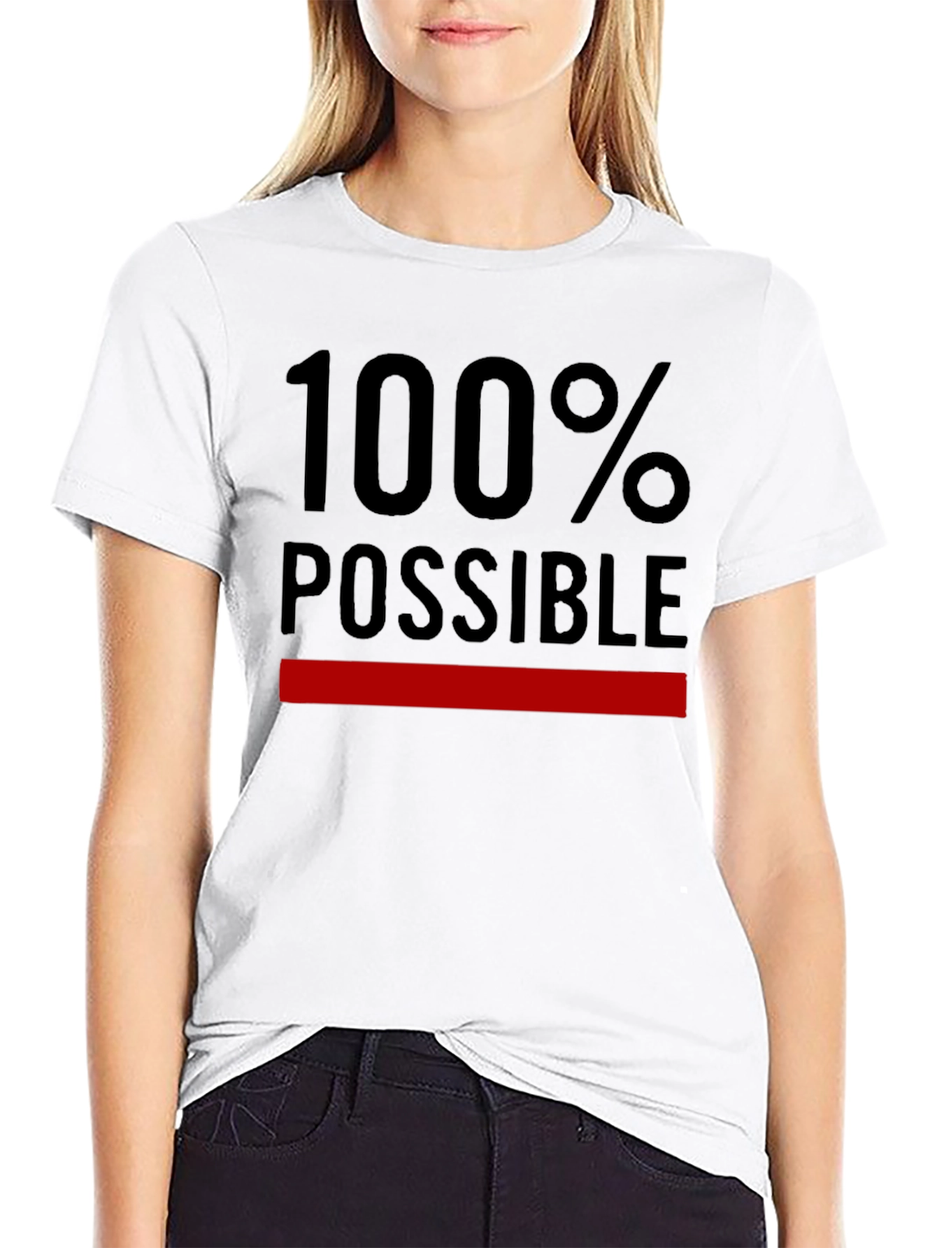 100% Possible Graphic T-Shirt - Black