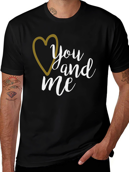 You and Me Valentines Day Graphic T-Shirt