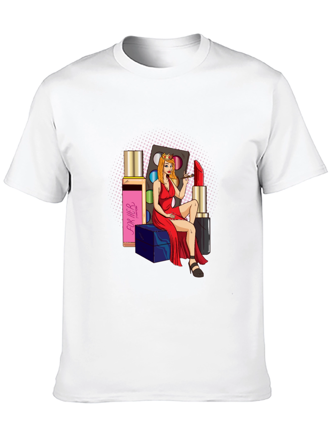 Glamour Girl T-Shirt: Beauty & Style