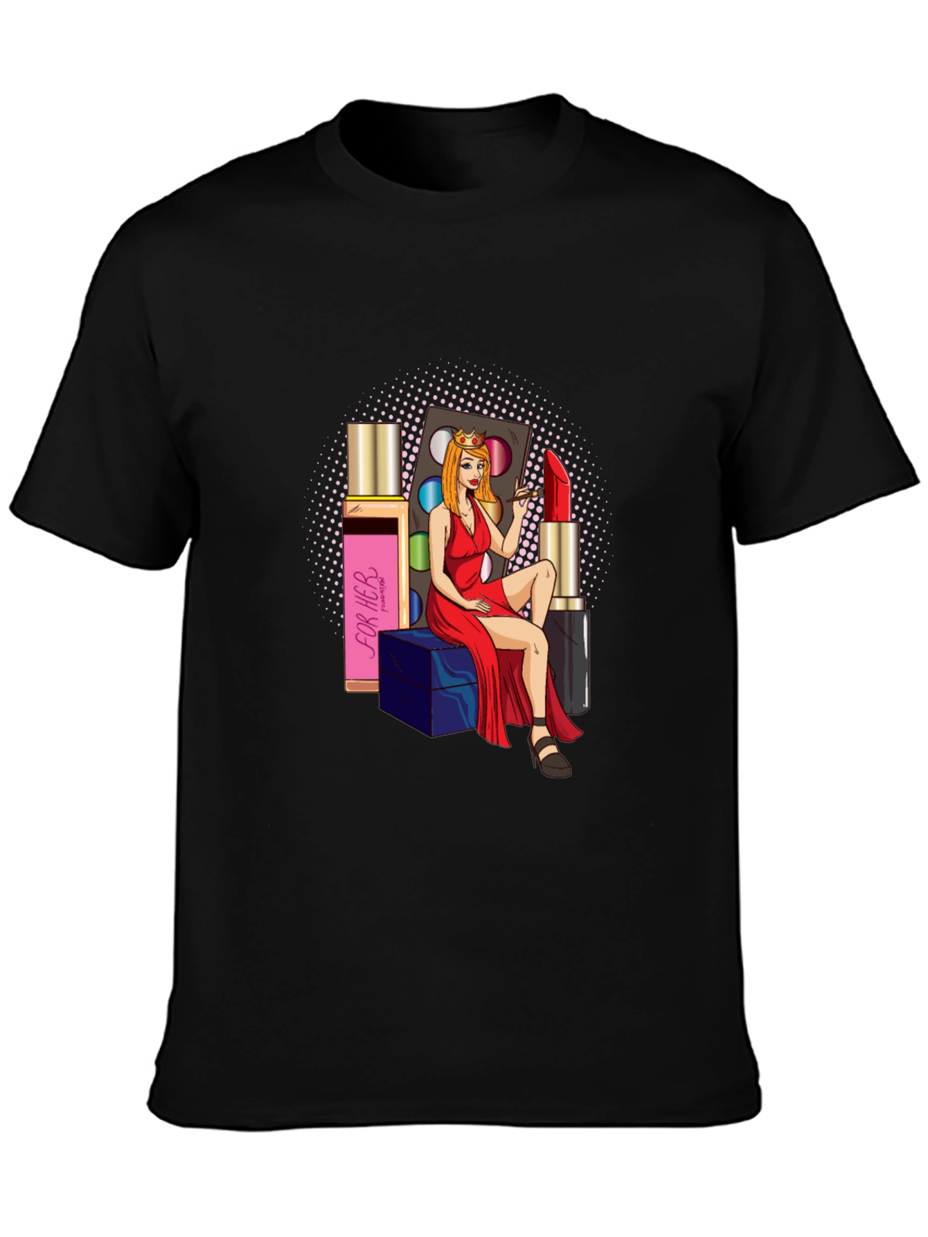 Glamour Girl T-Shirt: Beauty & Style
