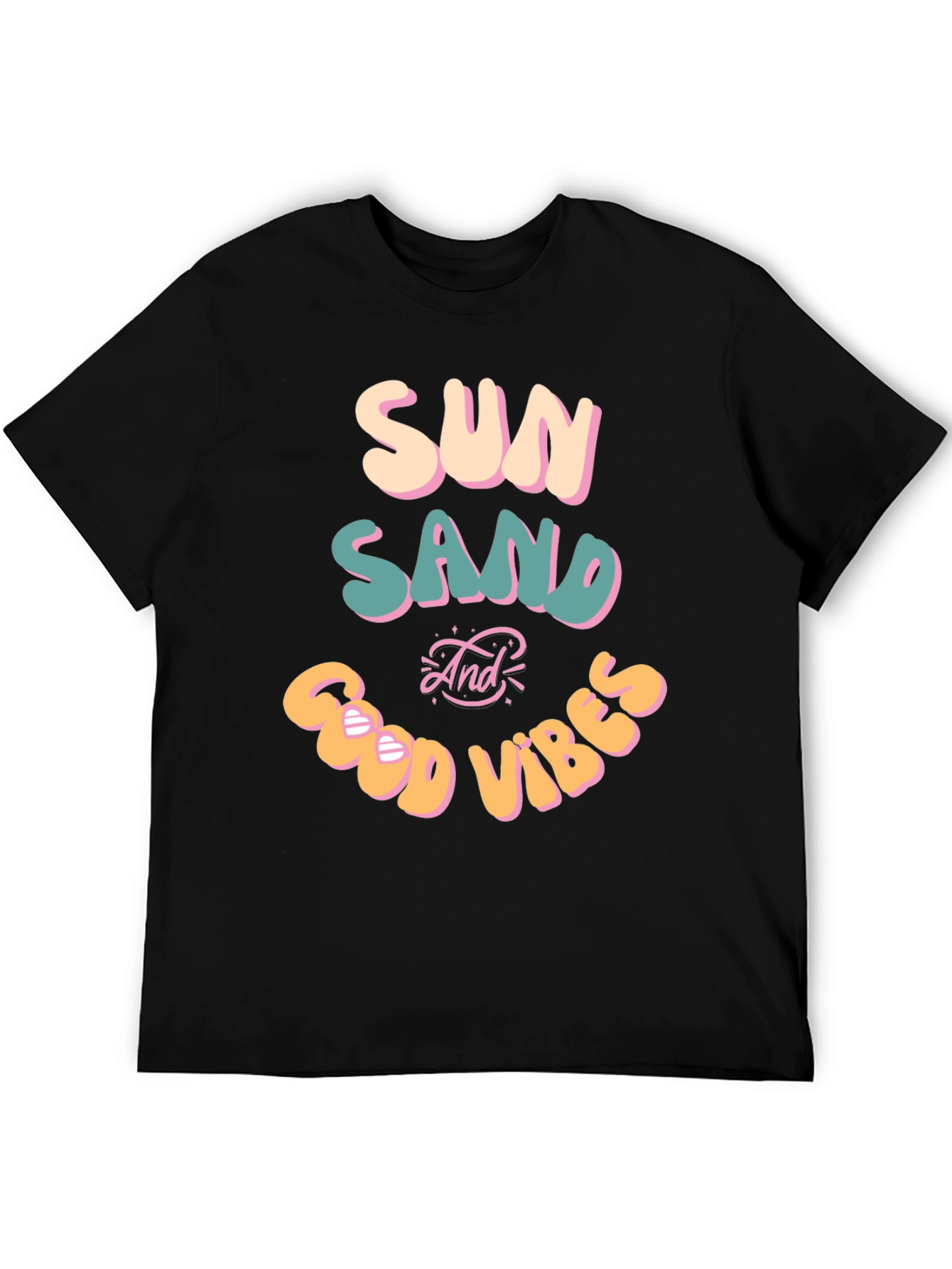 Sun Sand Good Vibes Graphic T-Shirt
