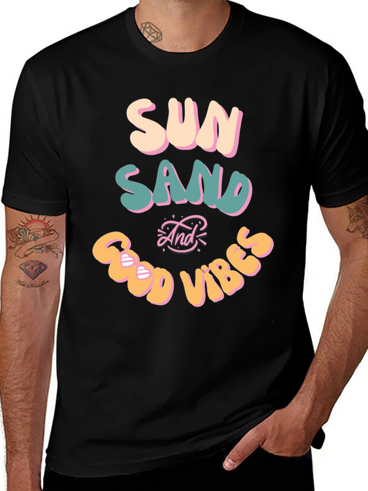 Sun Sand Good Vibes Graphic T-Shirt