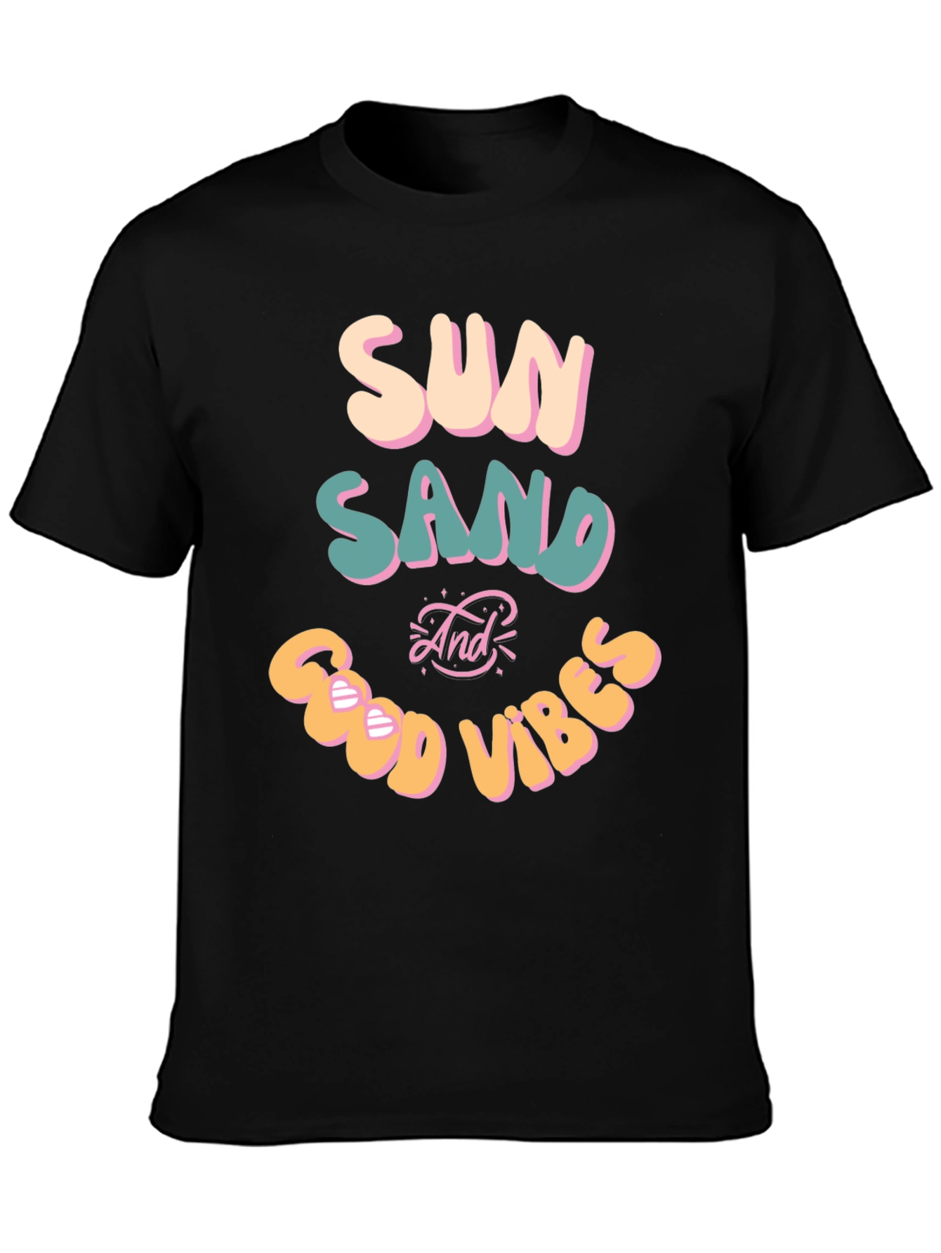 Sun Sand Good Vibes Graphic T-Shirt