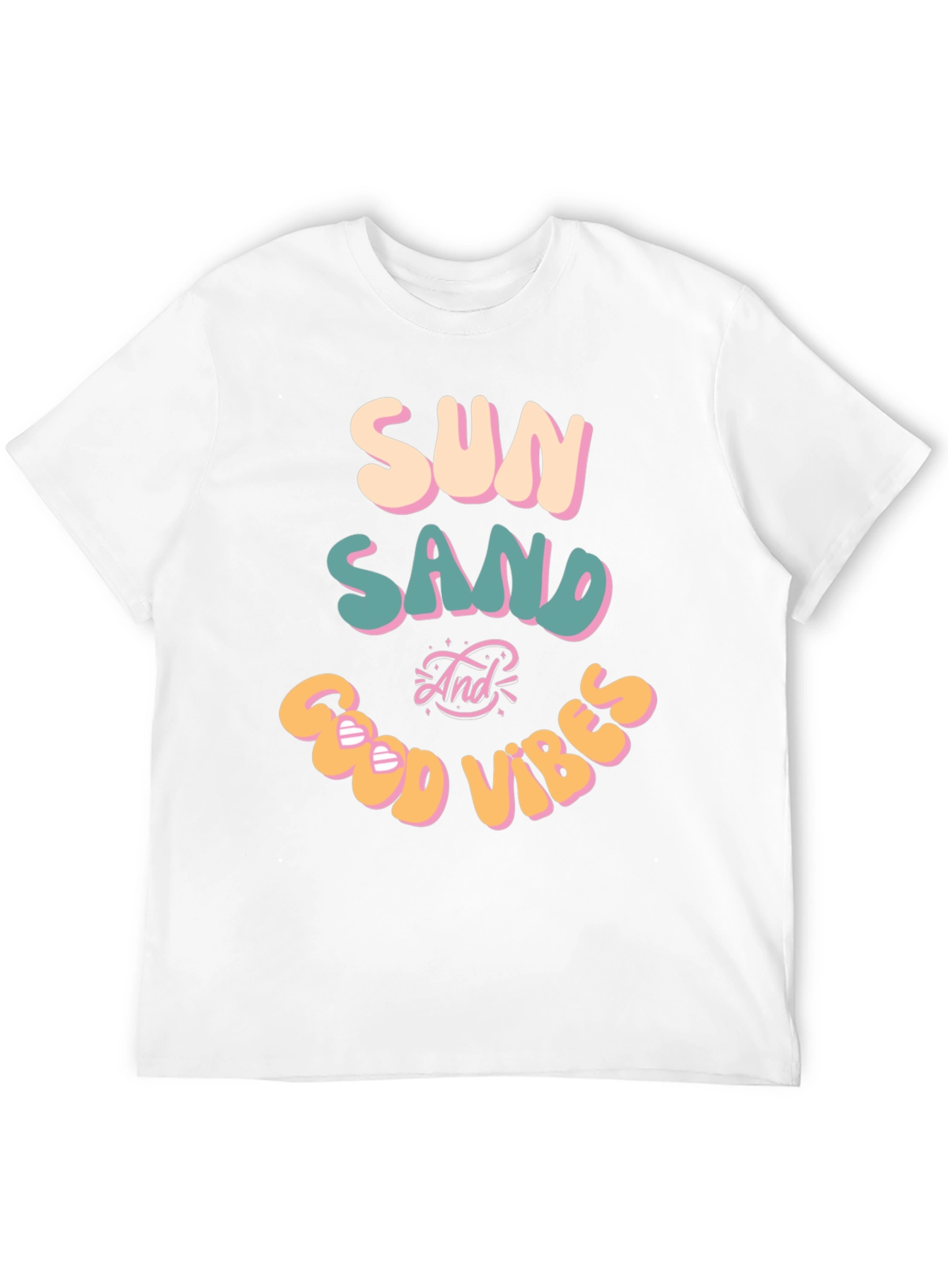 Sun Sand Good Vibes Graphic T-Shirt