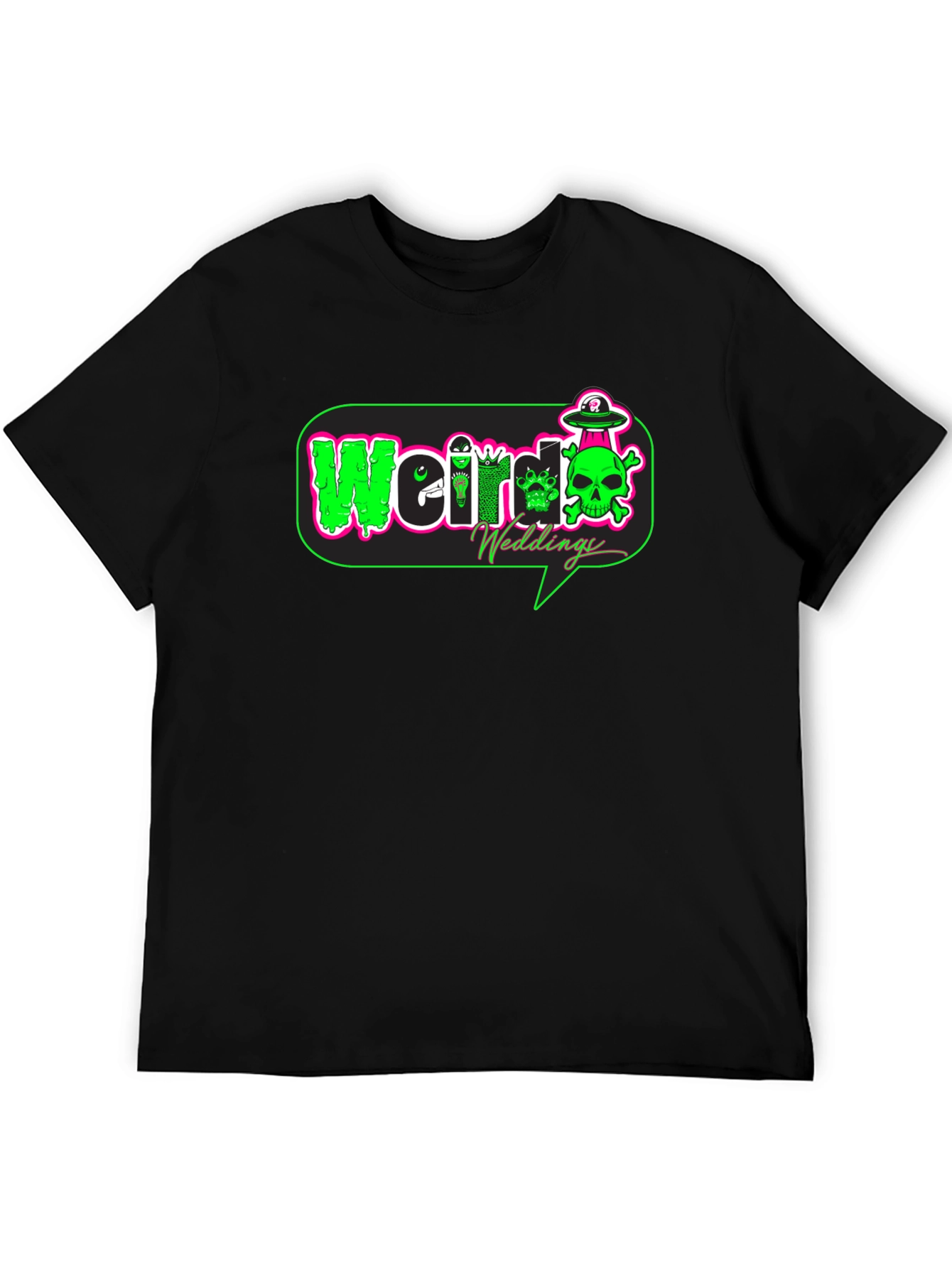 Weird Weddings Black Graphic Tee