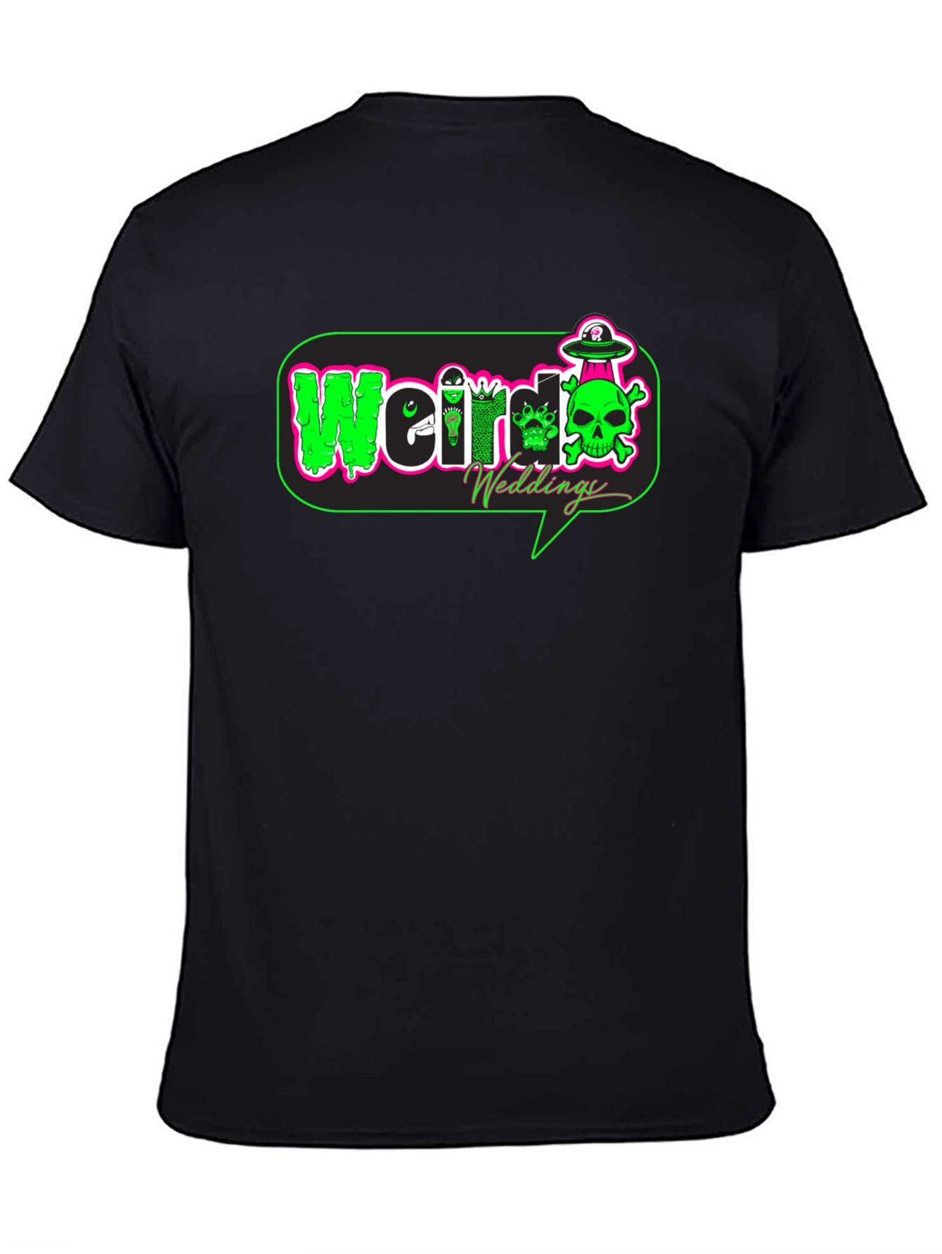 Weird Weddings Black Graphic Tee