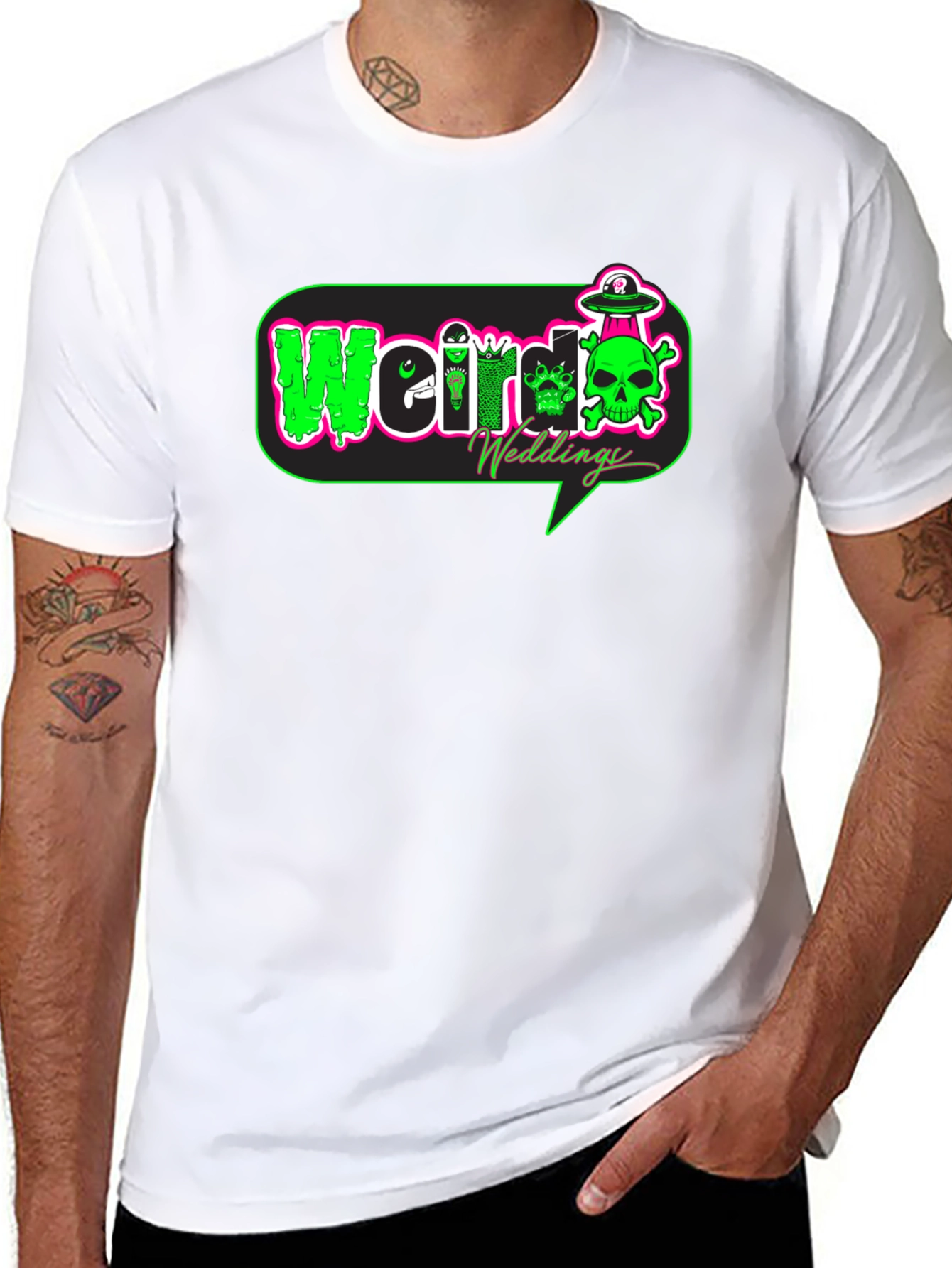 Weird Weddings Black Graphic Tee