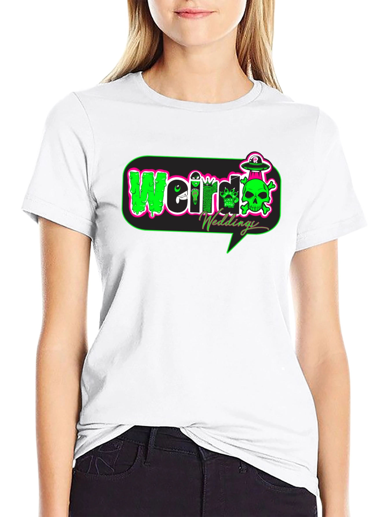 Weird Weddings Black Graphic Tee