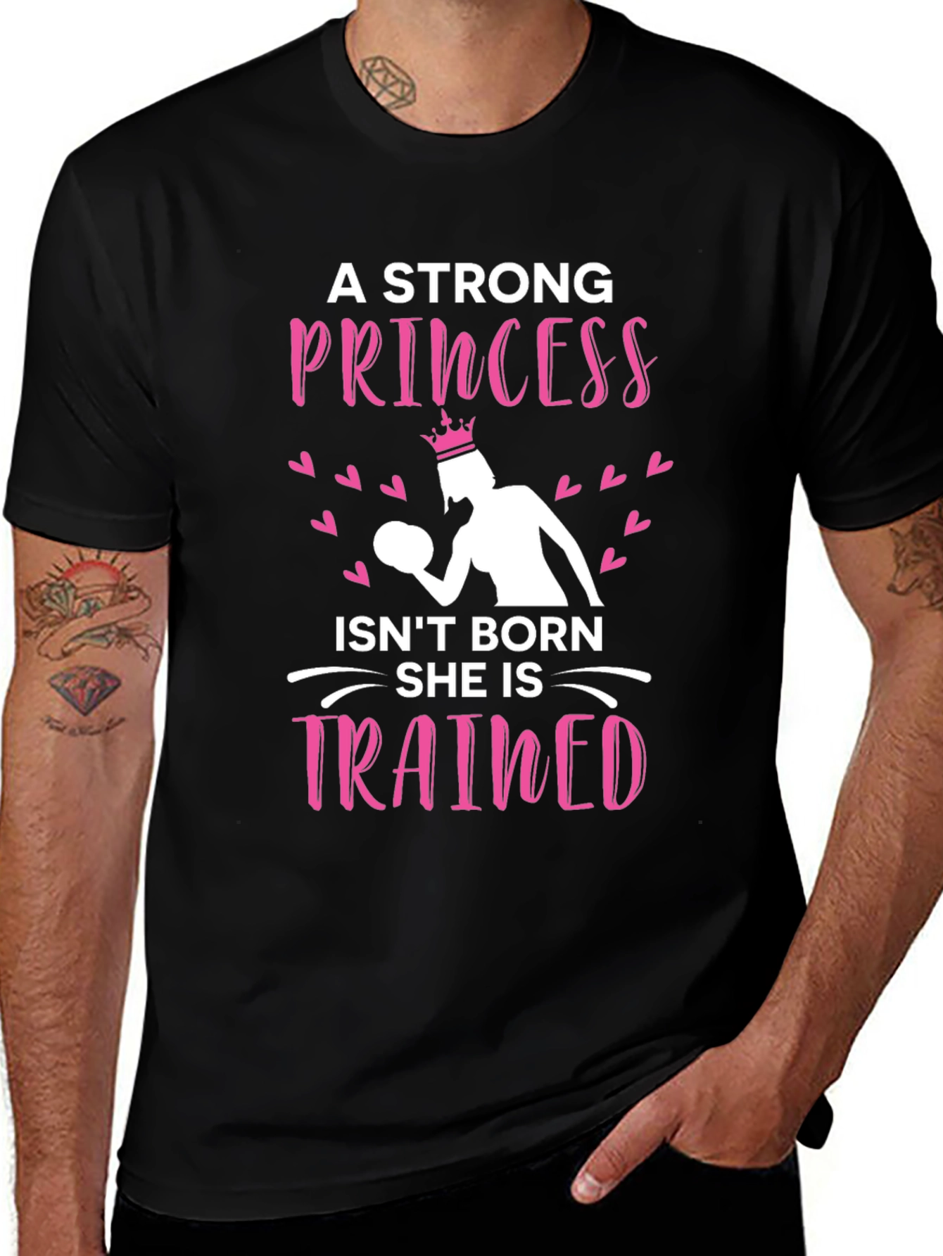Strong Princess Trained Graphic T-Shirt