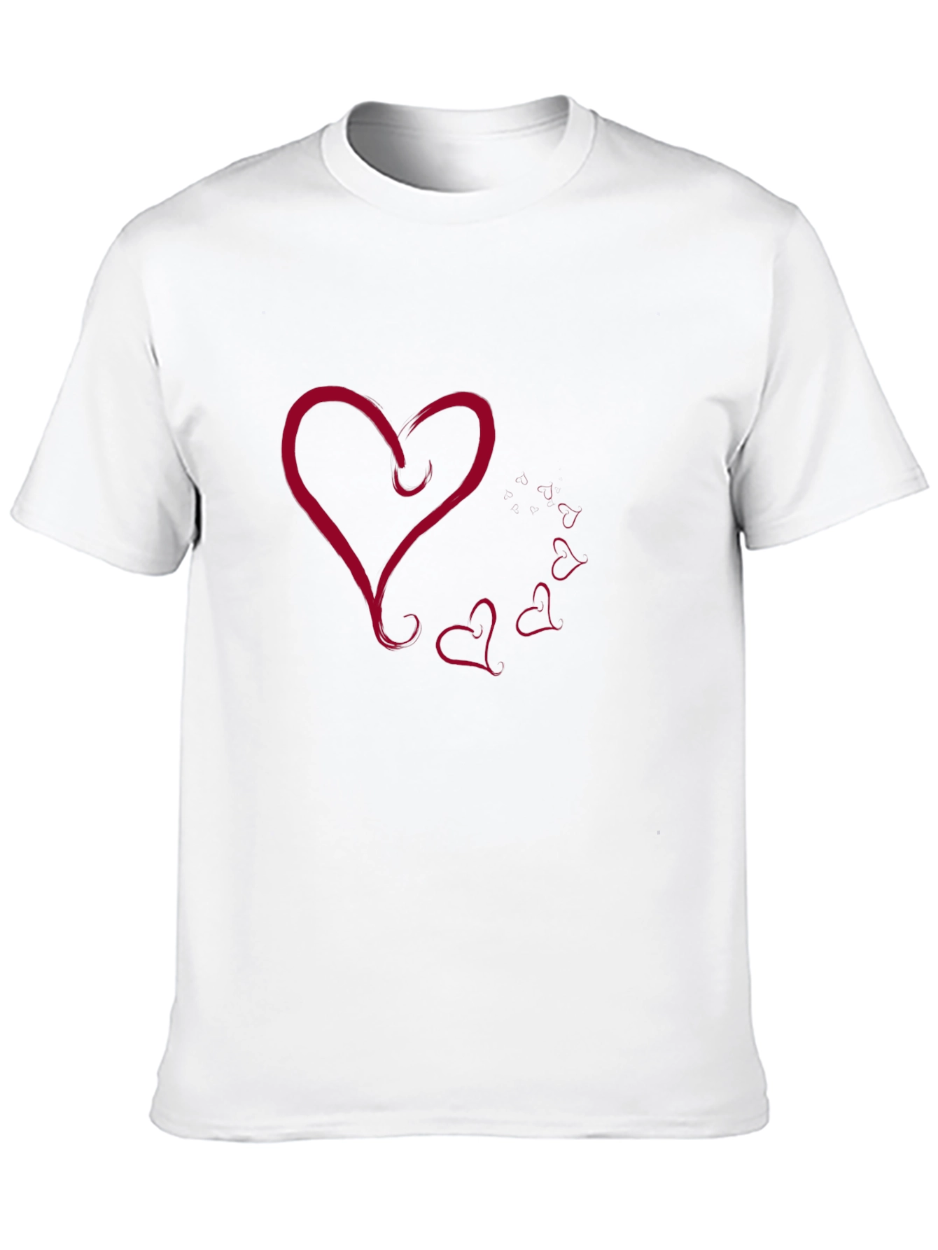 Heart Graphic Black T-Shirt
