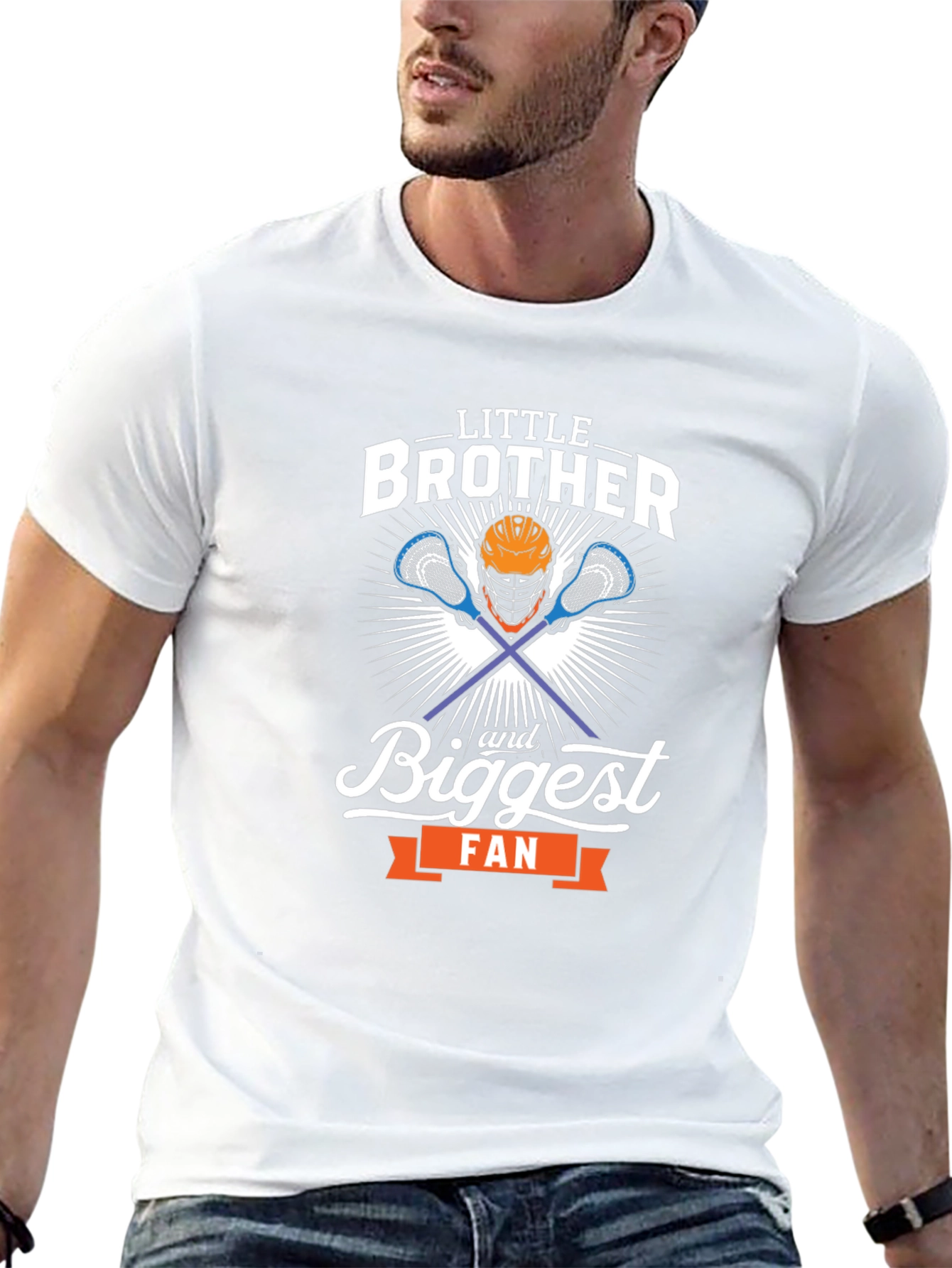 Little Brother Lacrosse Fan T-Shirt