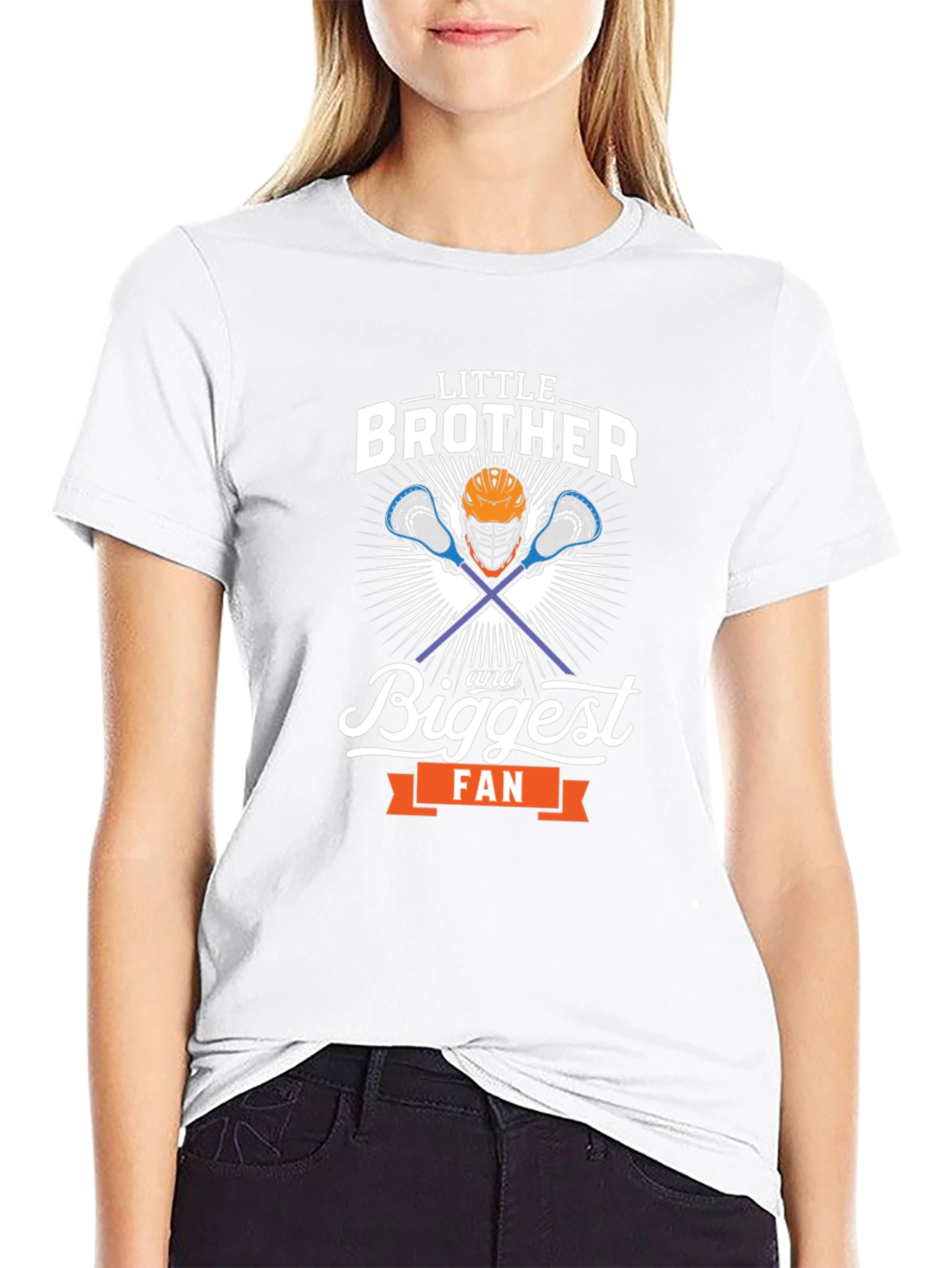 Little Brother Lacrosse Fan T-Shirt