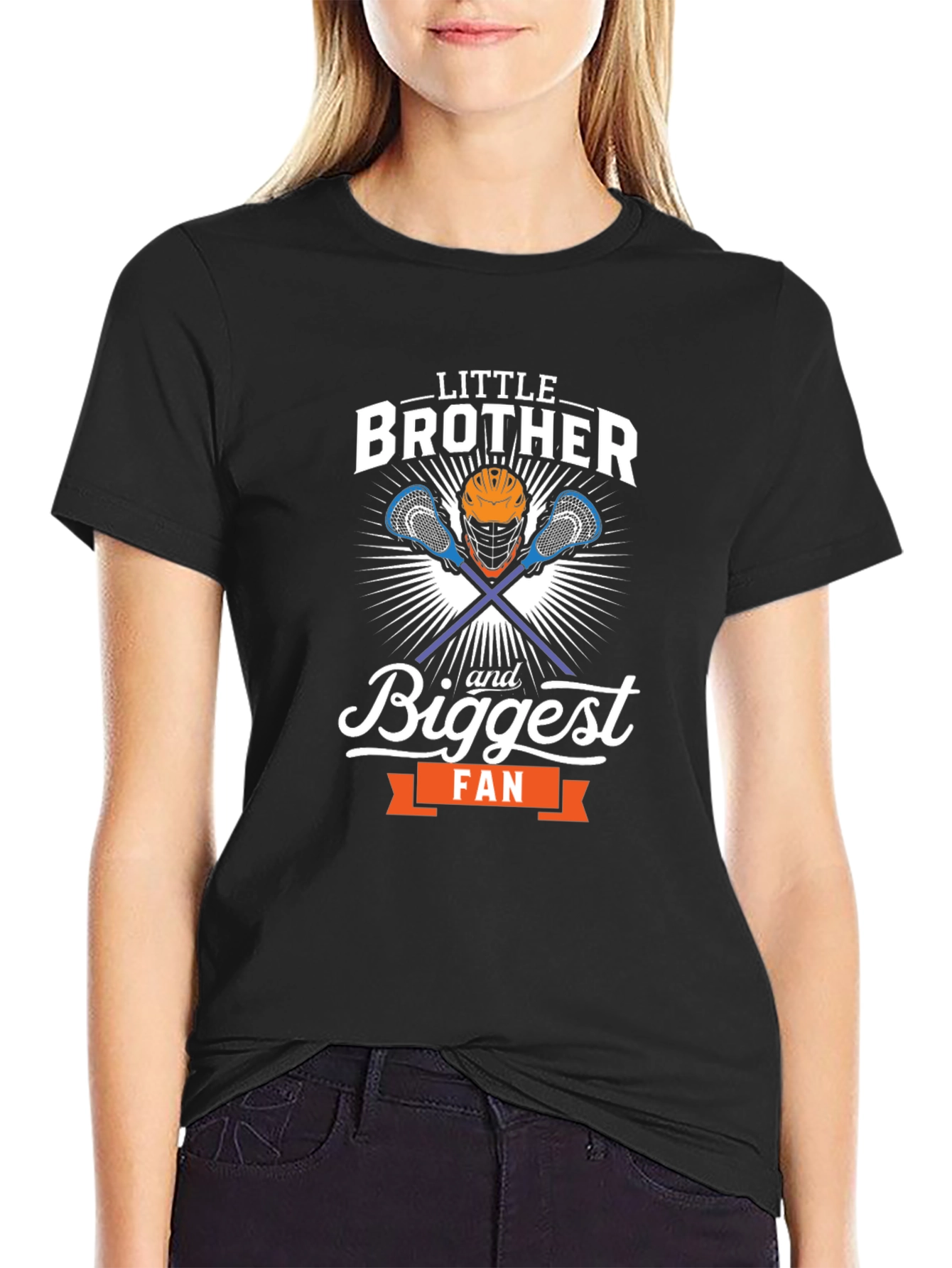 Little Brother Lacrosse Fan T-Shirt