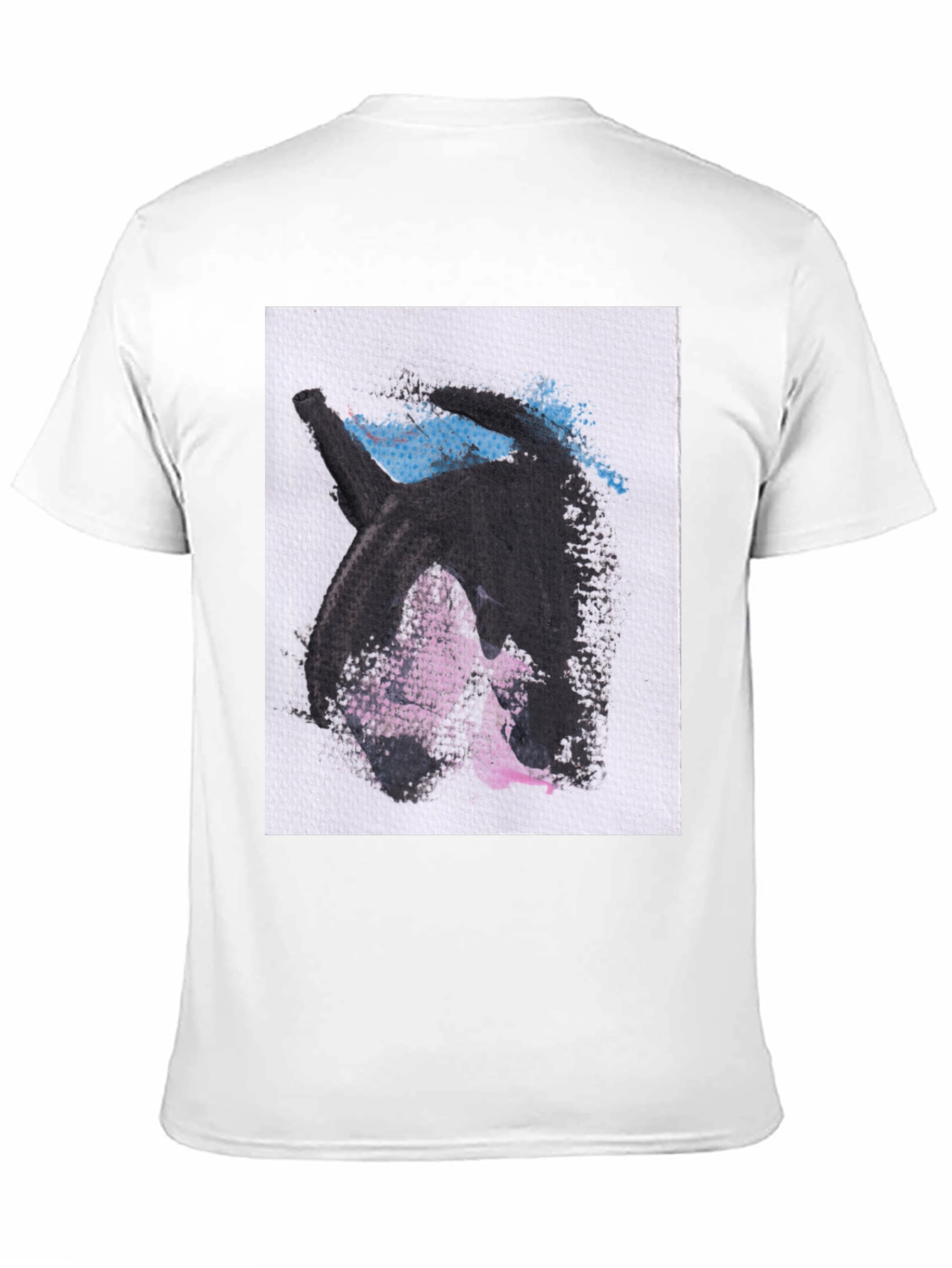 Abstract Graphic Print Black Casual T-Shirt