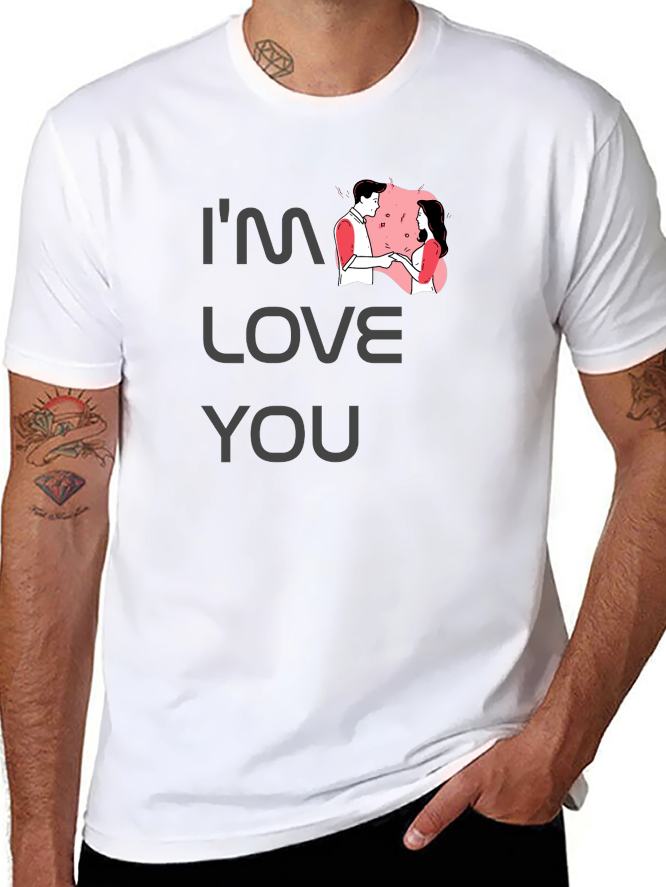 Im Love You T-Shirt - Romantic Graphic Tee
