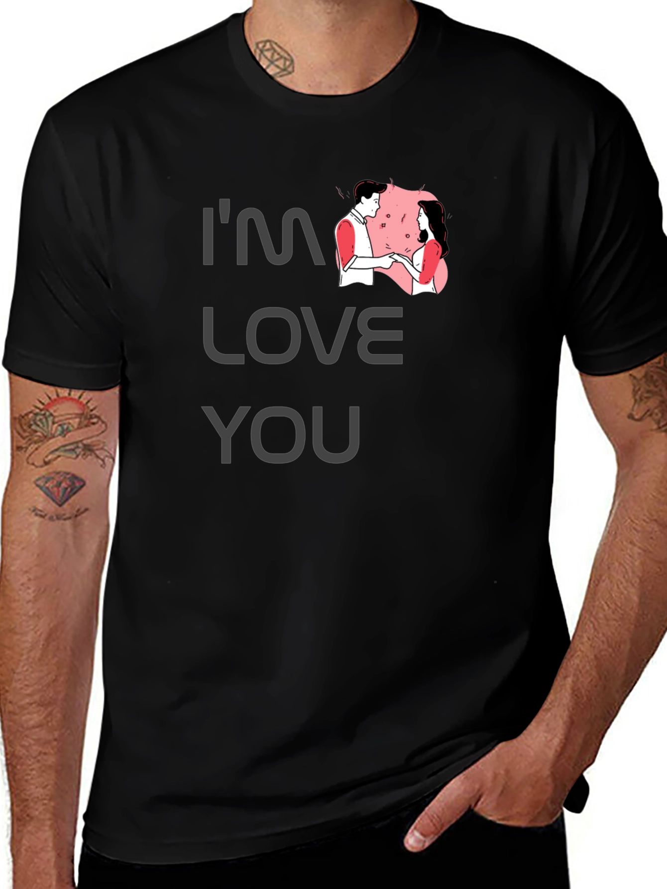 Im Love You T-Shirt - Romantic Graphic Tee