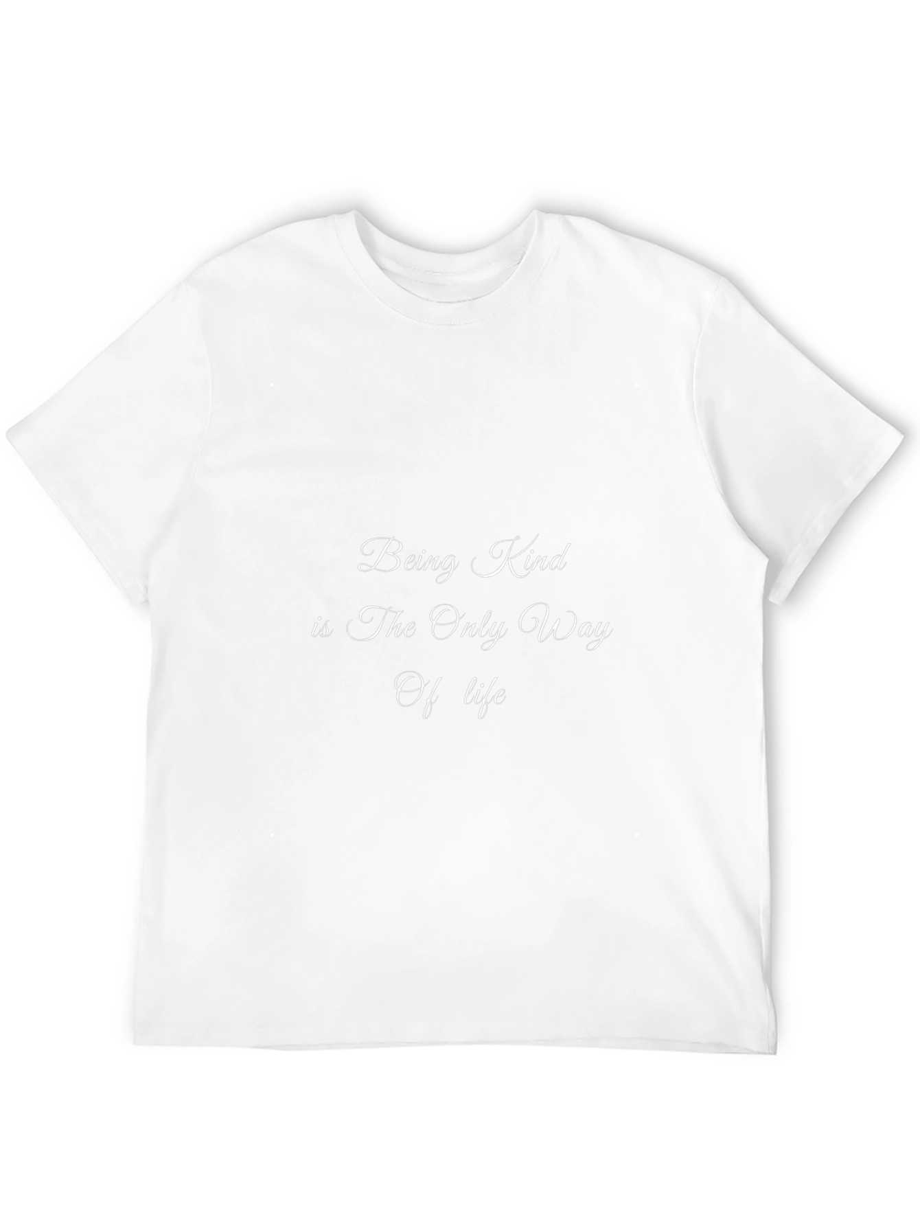 Kindness Quote Black Tee - Soft and Stylish