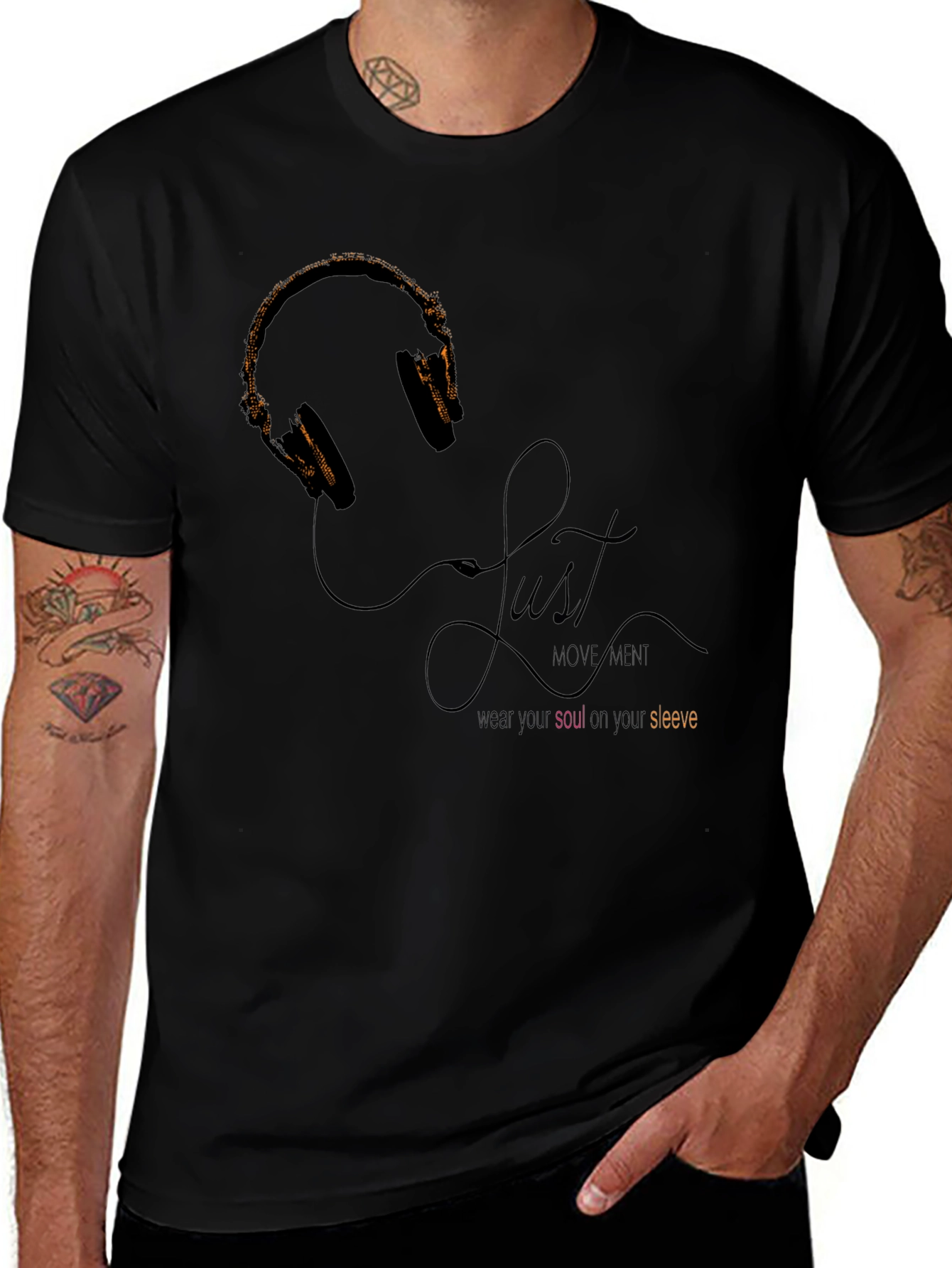 Headphones Lust T-Shirt - Music Inspired Tee