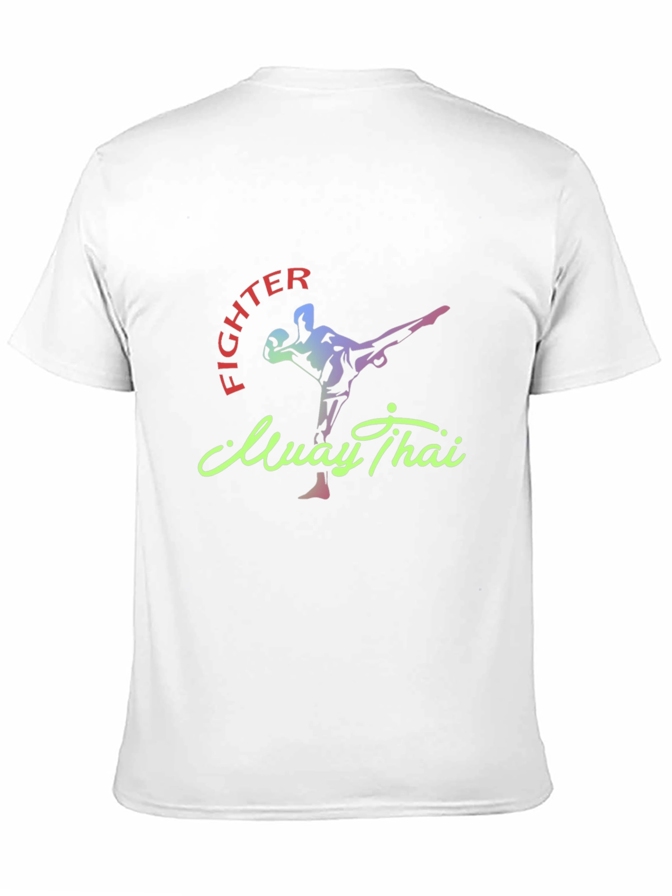 Muay Thai Fighter Graphic Tee - Martial Arts T-Shirt
