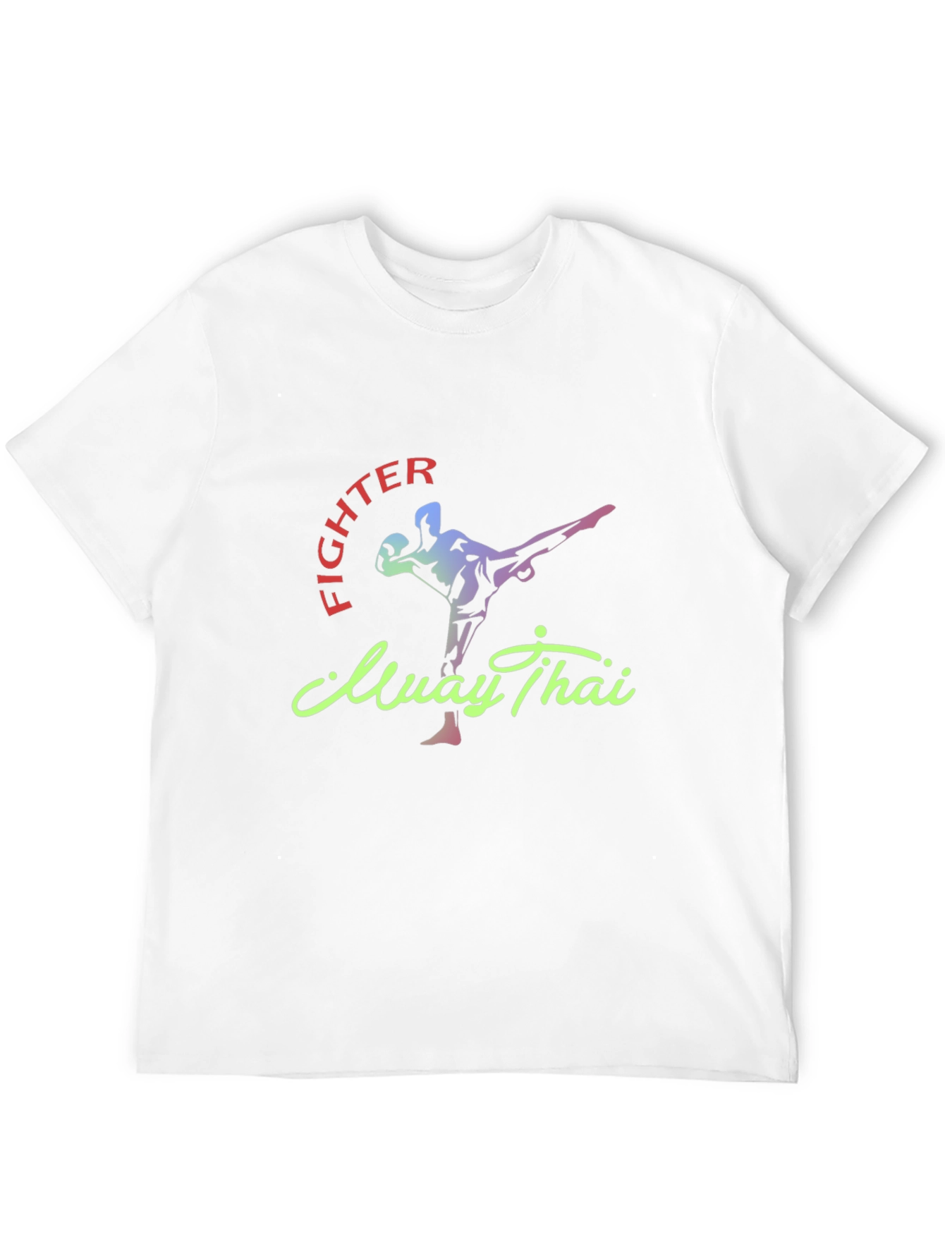 Muay Thai Fighter Graphic Tee - Martial Arts T-Shirt