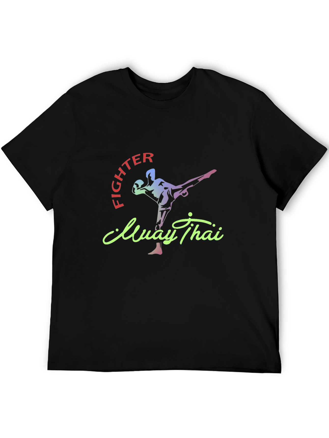 Muay Thai Fighter Graphic Tee - Martial Arts T-Shirt