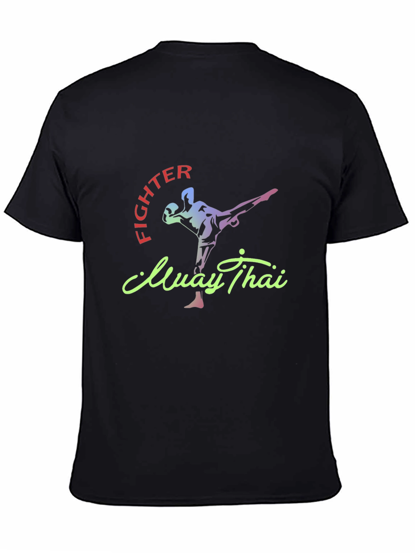Muay Thai Fighter Graphic Tee - Martial Arts T-Shirt