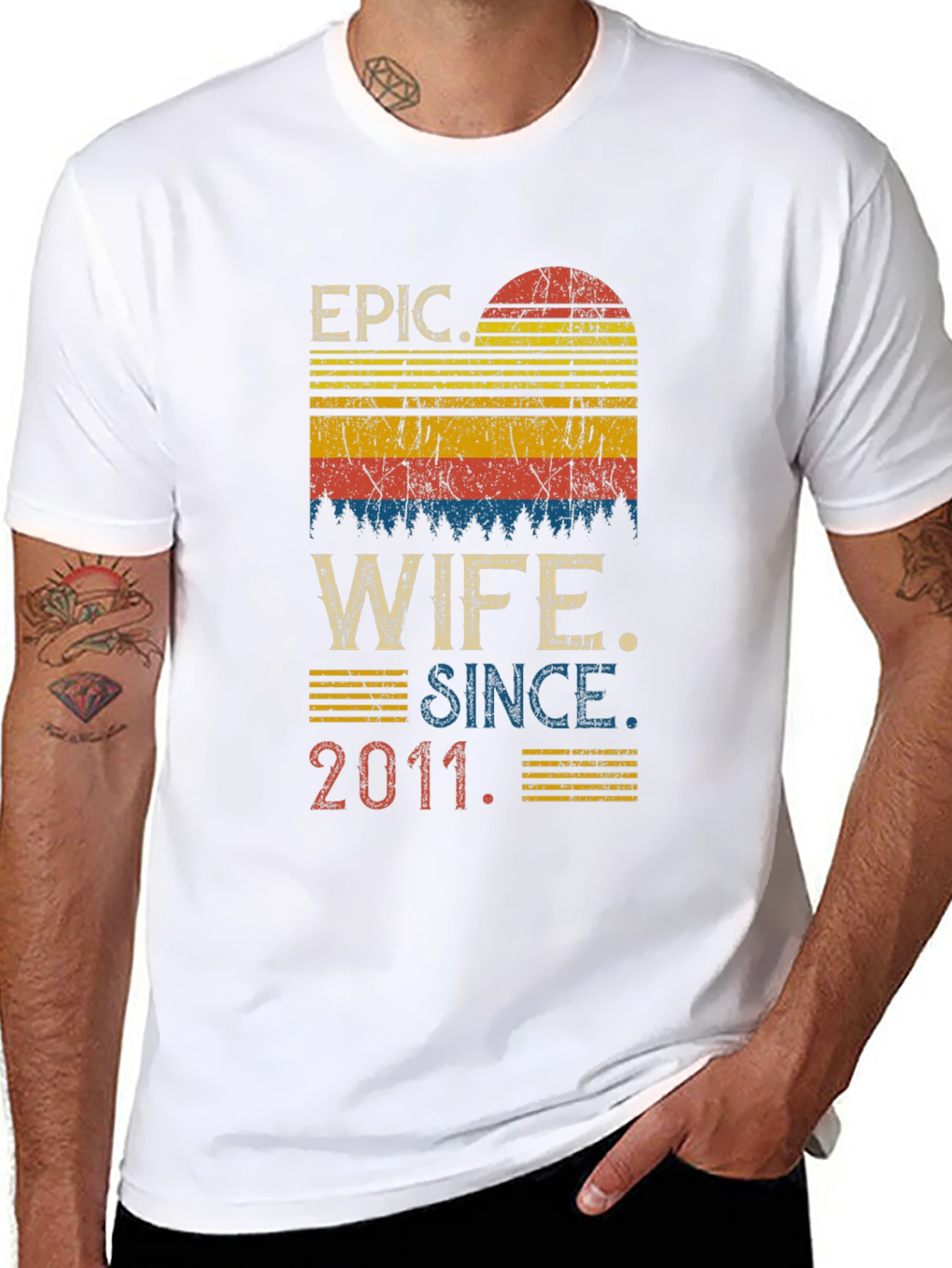Epic Wife Since 2011 Graphic Tee