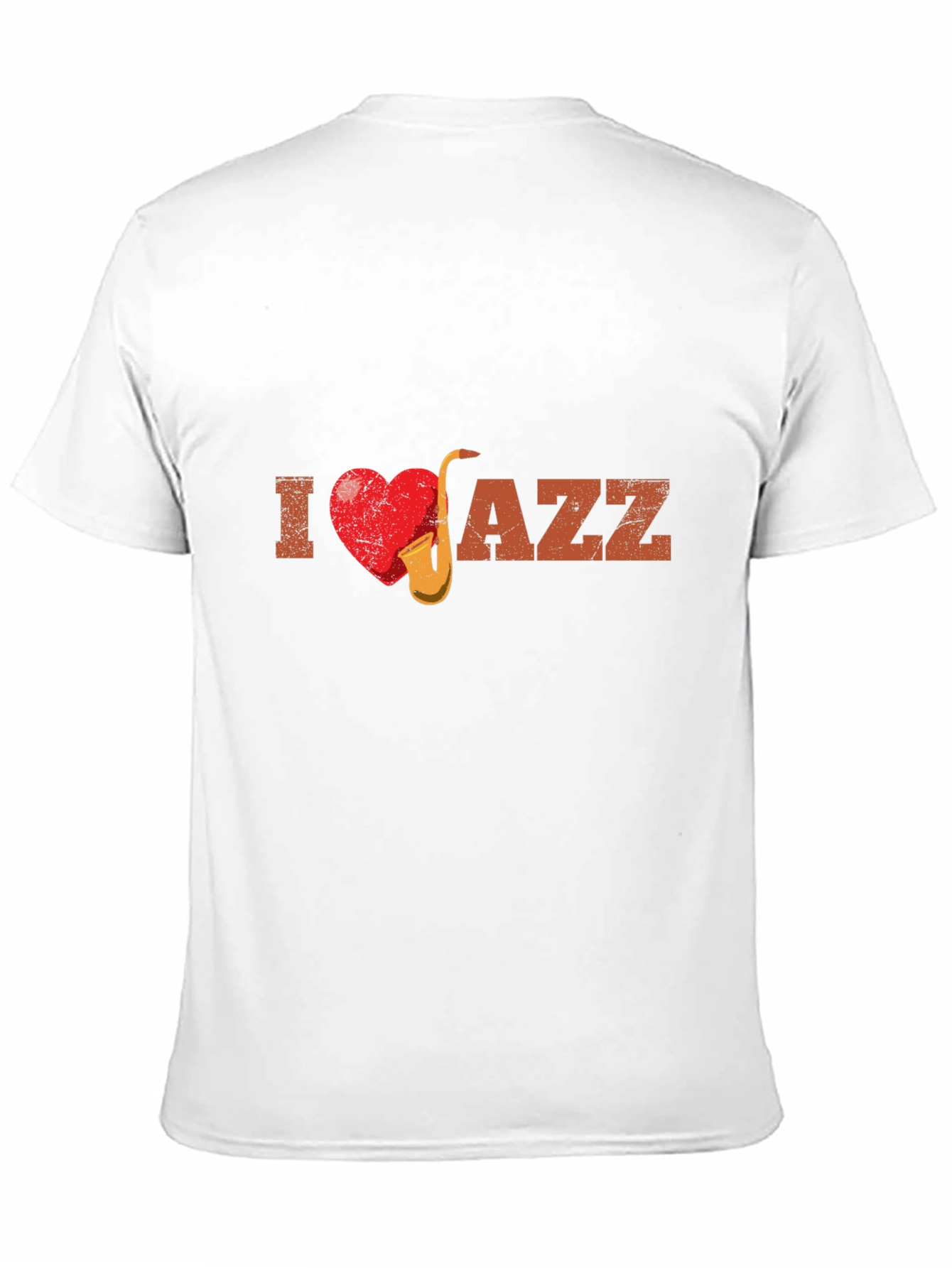 I Heart Jazz Music Graphic Print Tee