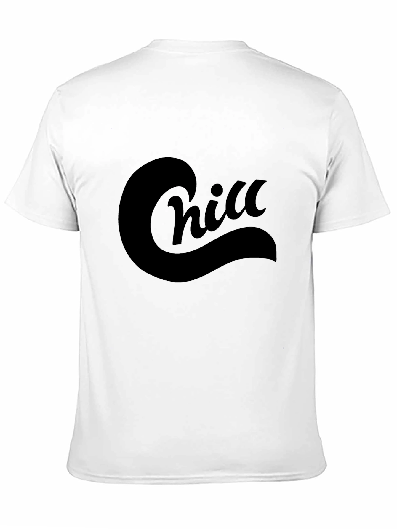 Chill Graphic Tee - Black Cotton Comfort
