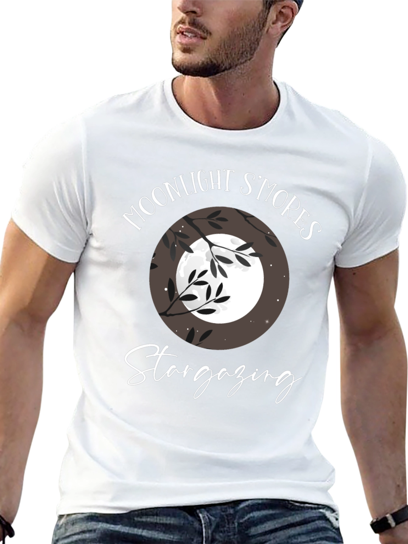 Moonlight Smores Stargazing Graphic Tee