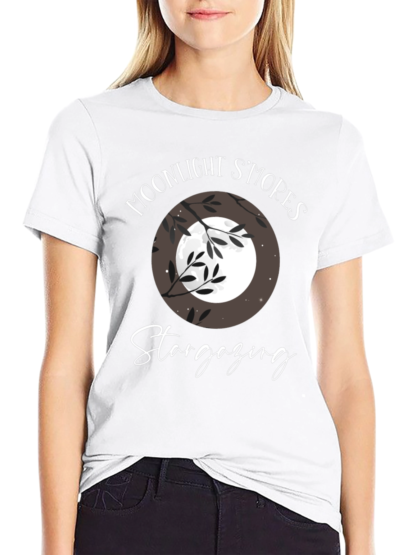 Moonlight Smores Stargazing Graphic Tee