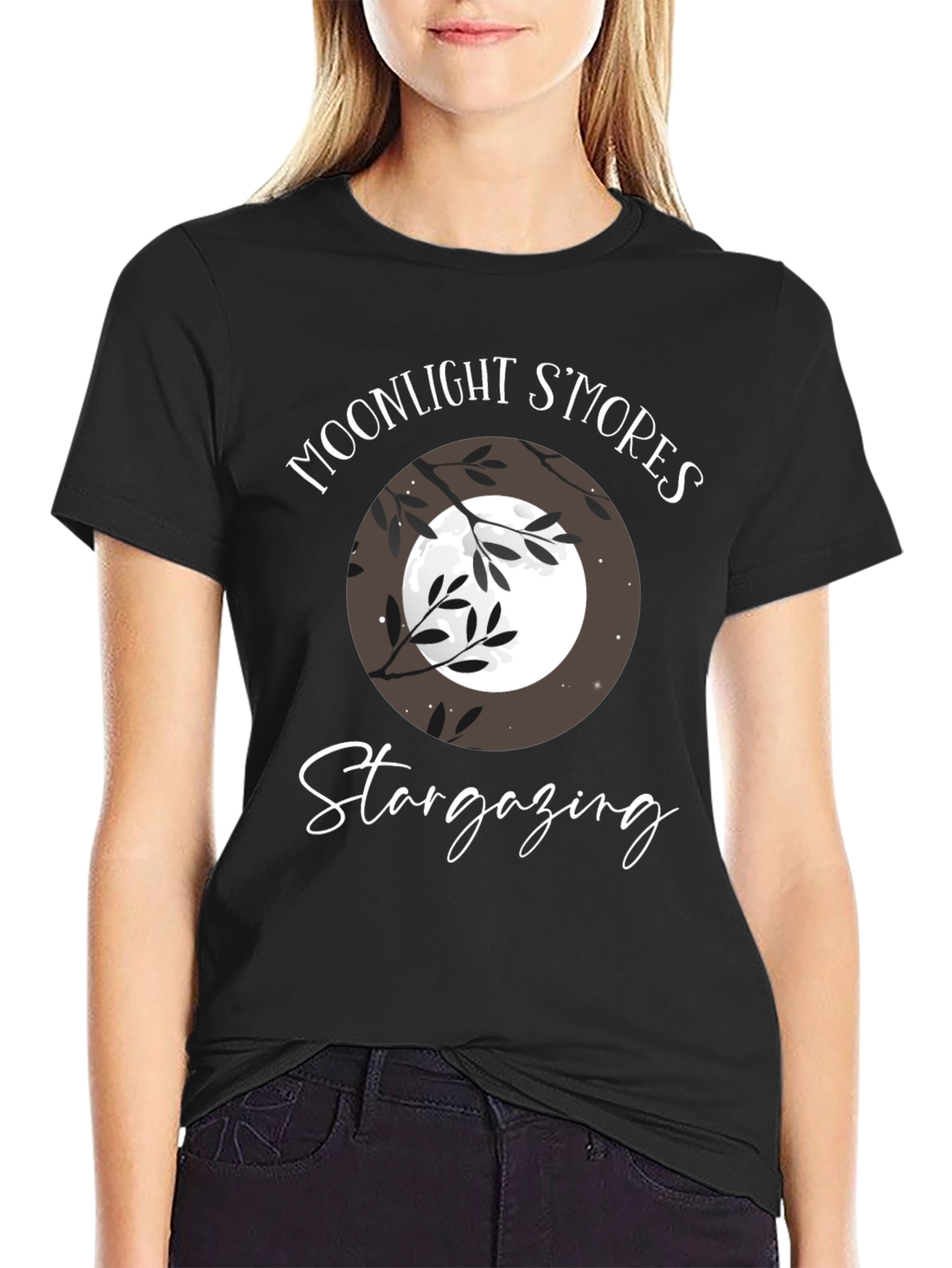 Moonlight Smores Stargazing Graphic Tee