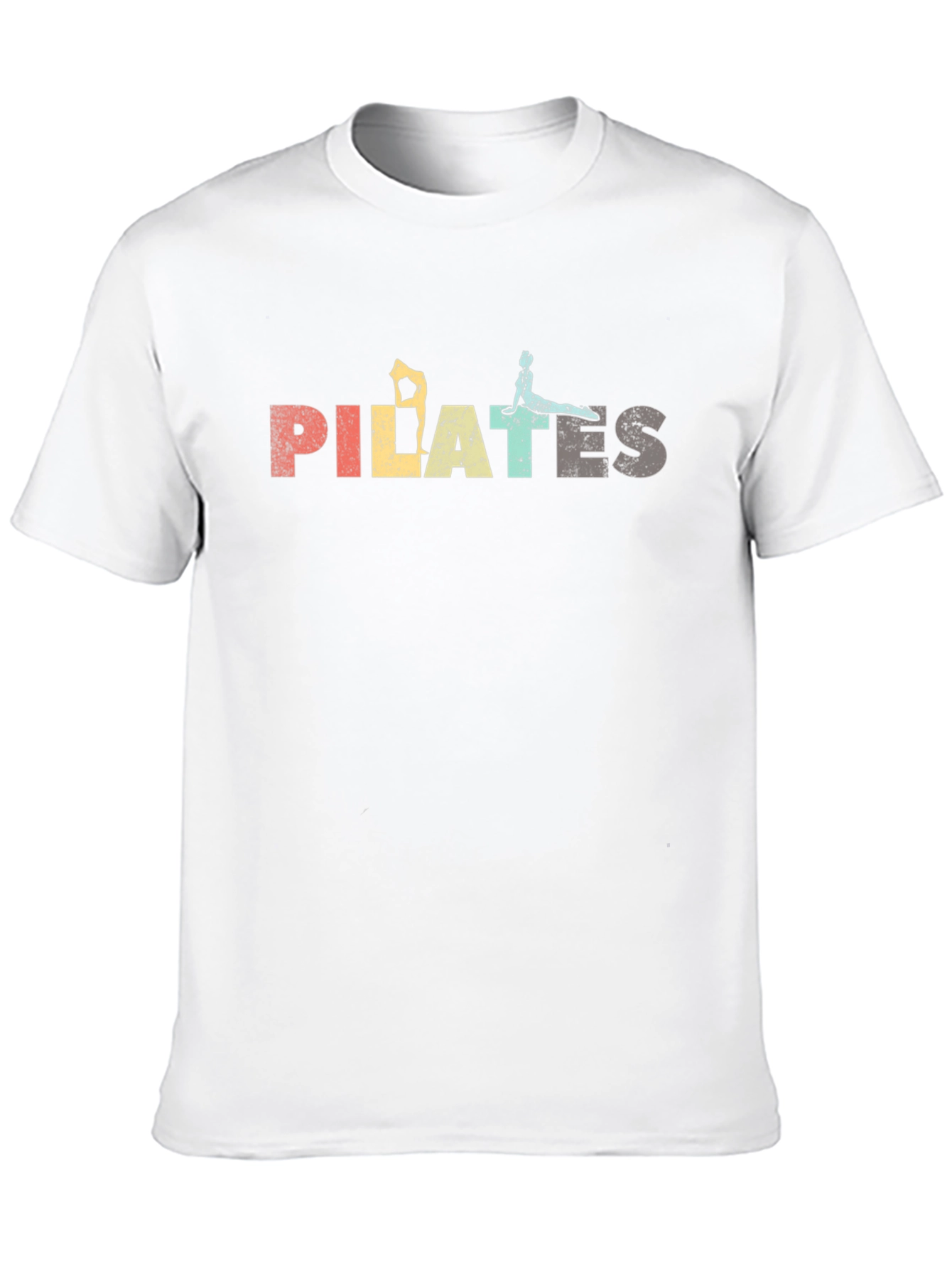 Pilates Retro Graphic T-Shirt - Black