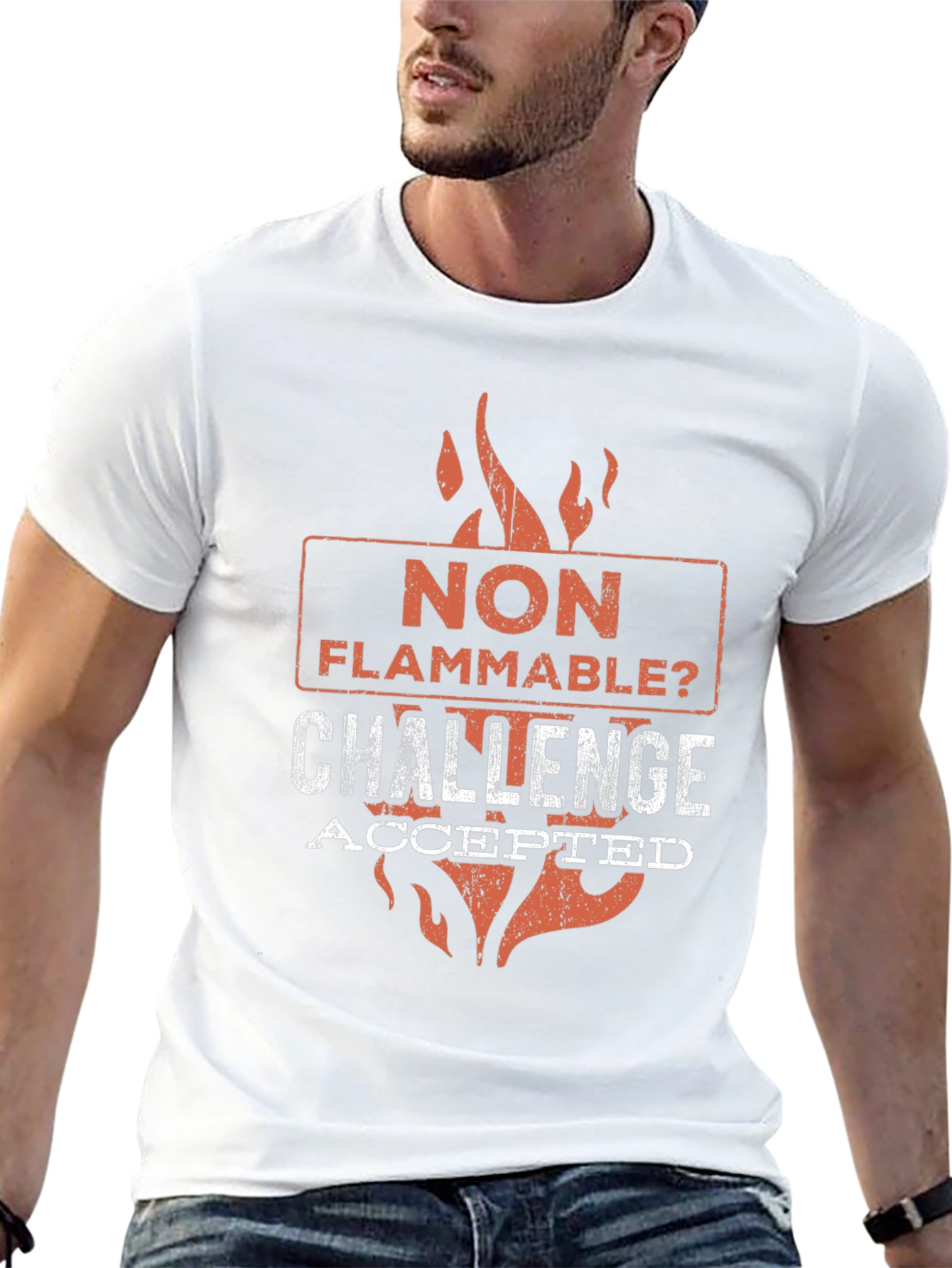 Non Flammable Challenge Accepted T-Shirt