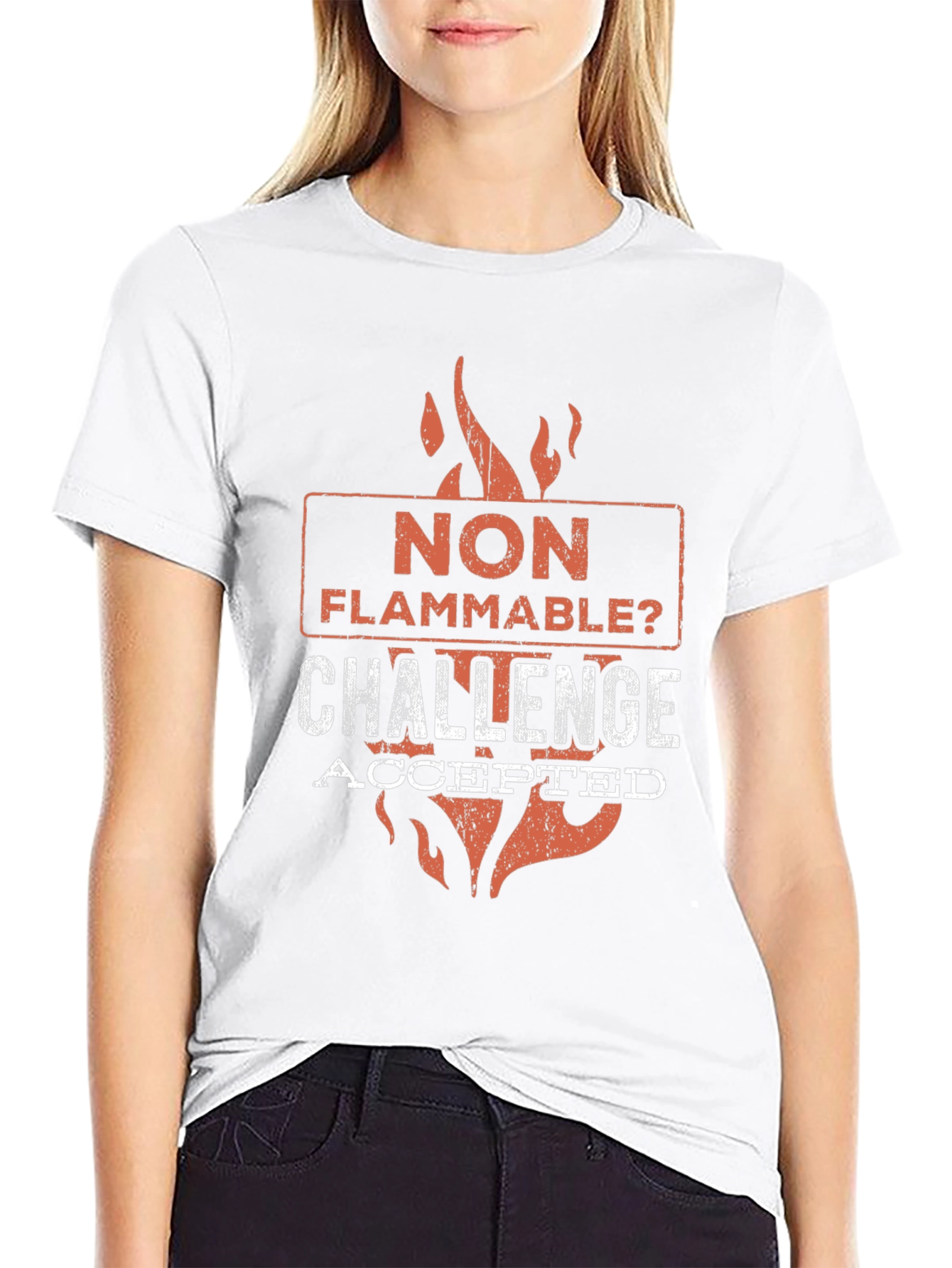 Non Flammable Challenge Accepted T-Shirt