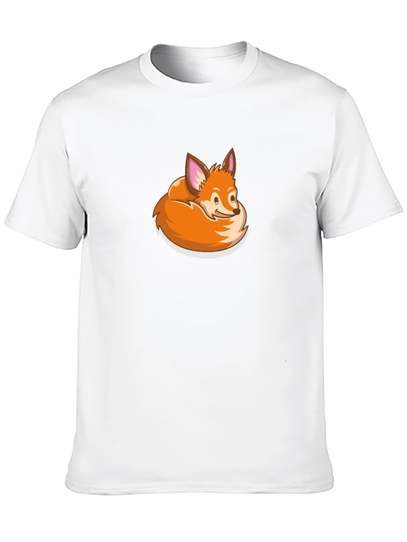 Fox Graphic Print Black T-Shirt