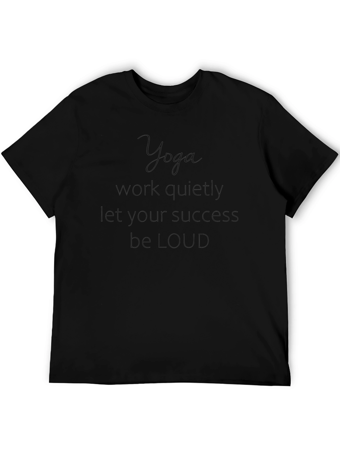 Classic Black Crew Neck T-Shirt