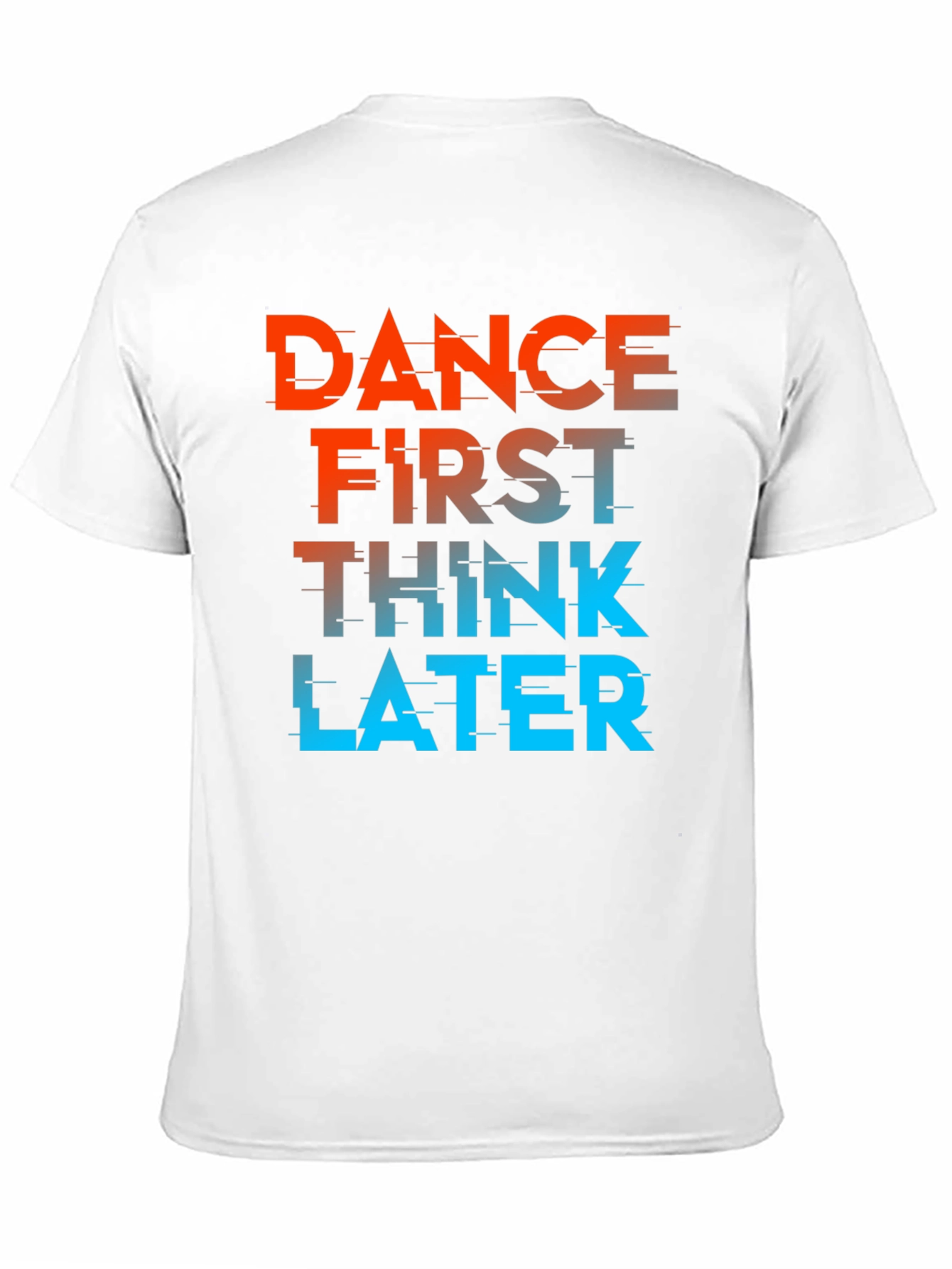 Dance First Think Later Black Graphic Tee