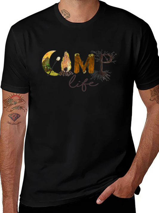 Camp Life Graphic T-Shirt Nature Inspired Tee