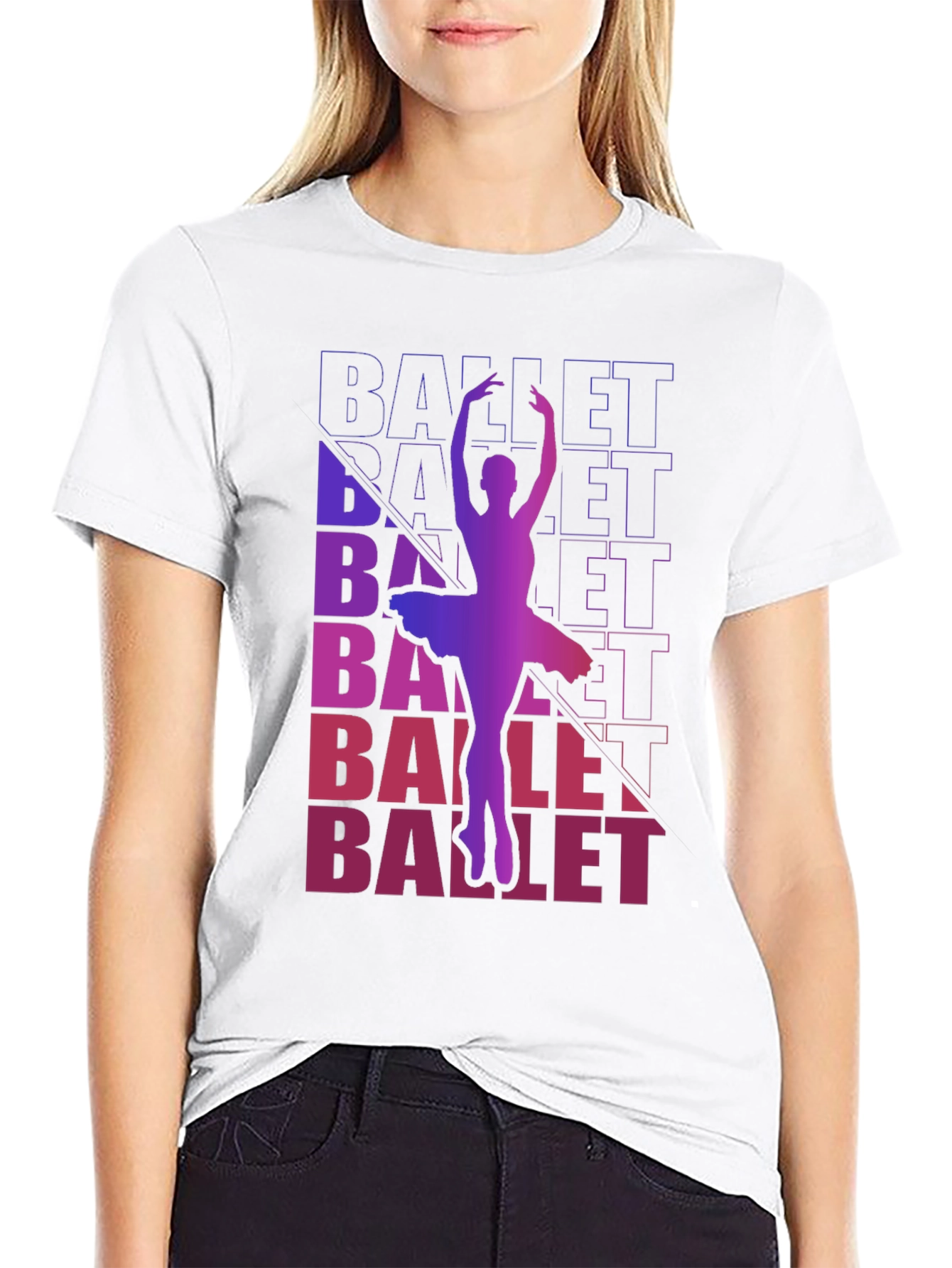 Ballet Dancer Graphic Tee - Stylish Dance Lover Shirt