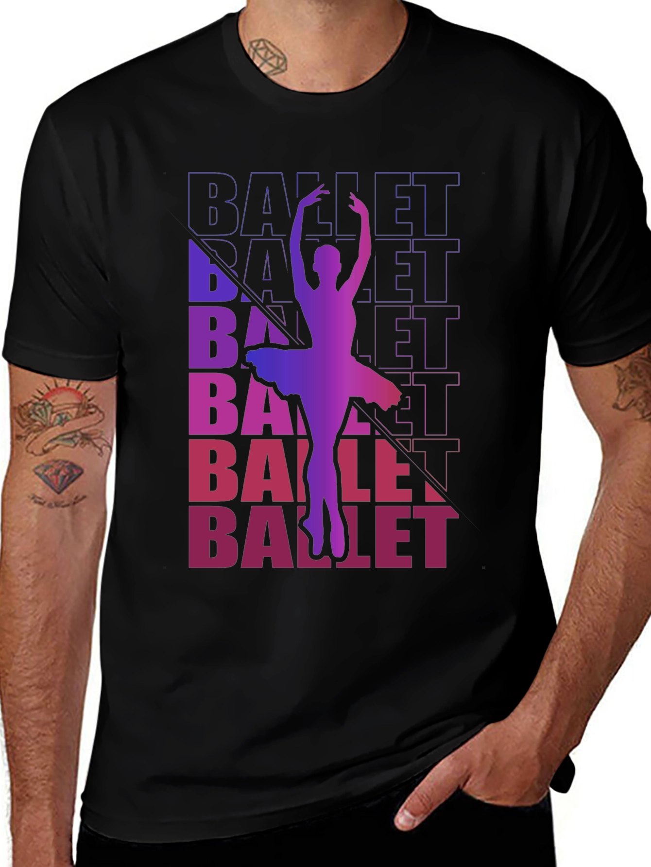 Ballet Dancer Graphic Tee - Stylish Dance Lover Shirt