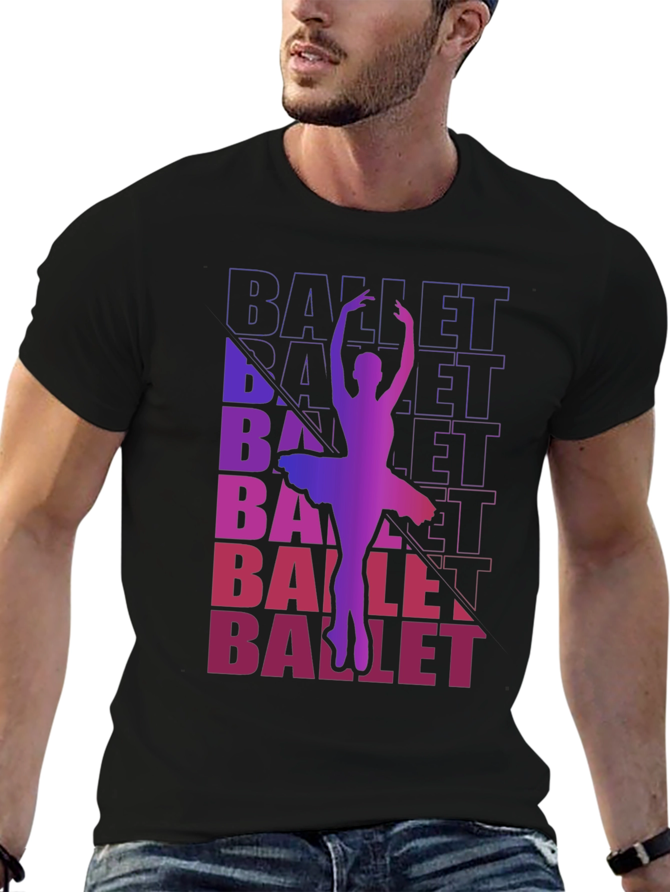 Ballet Dancer Graphic Tee - Stylish Dance Lover Shirt