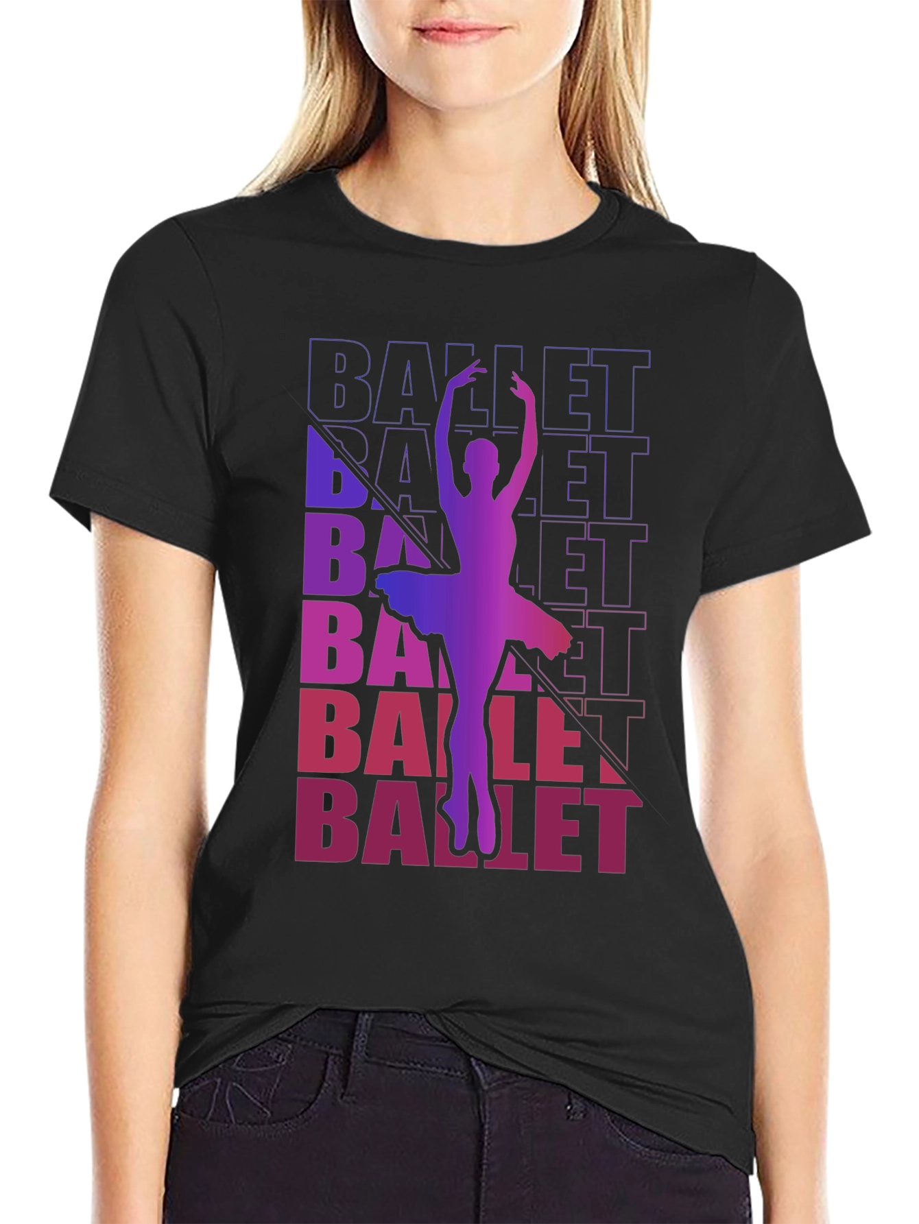 Ballet Dancer Graphic Tee - Stylish Dance Lover Shirt