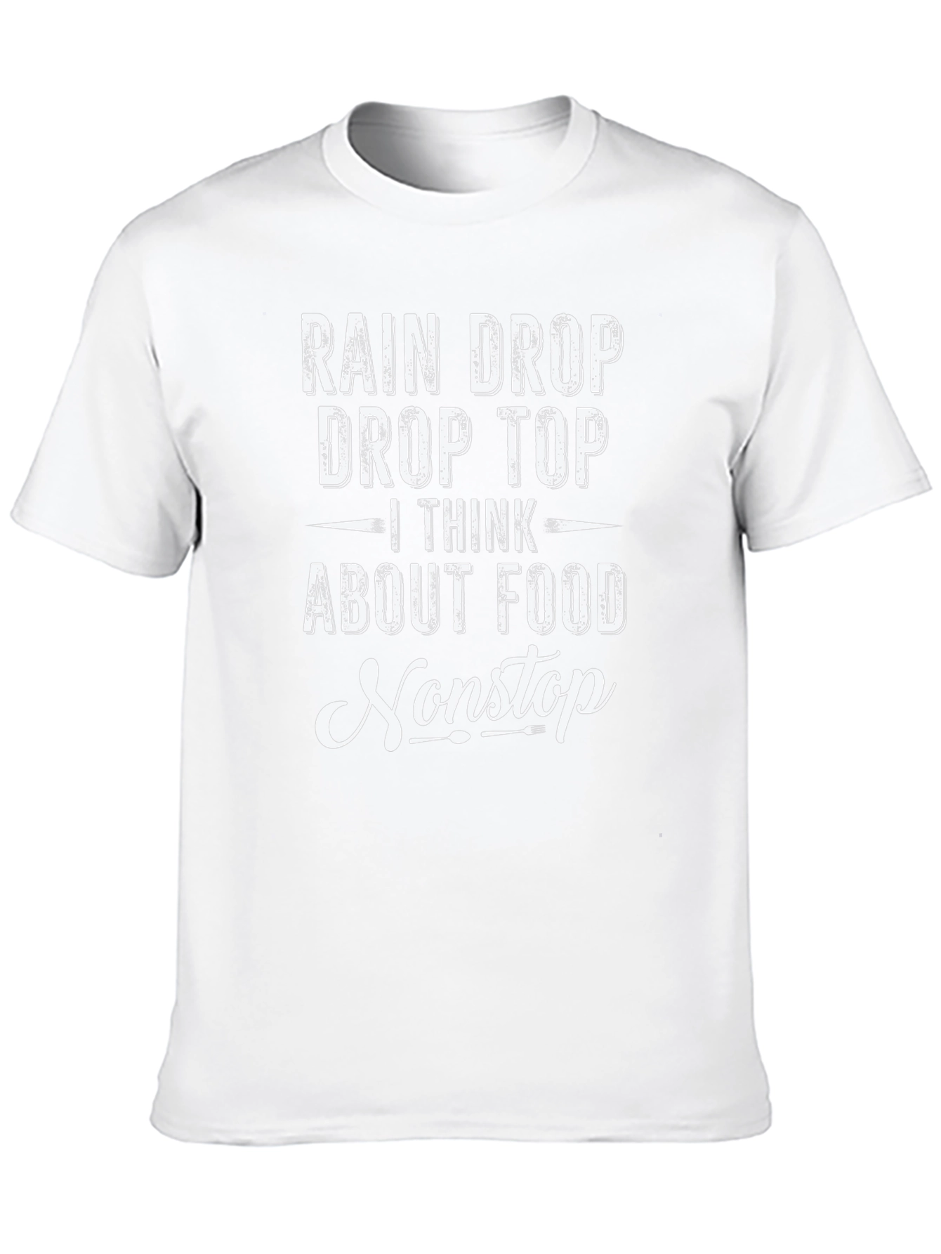 Rain Drop Food T-Shirt - Funny Graphic Tee