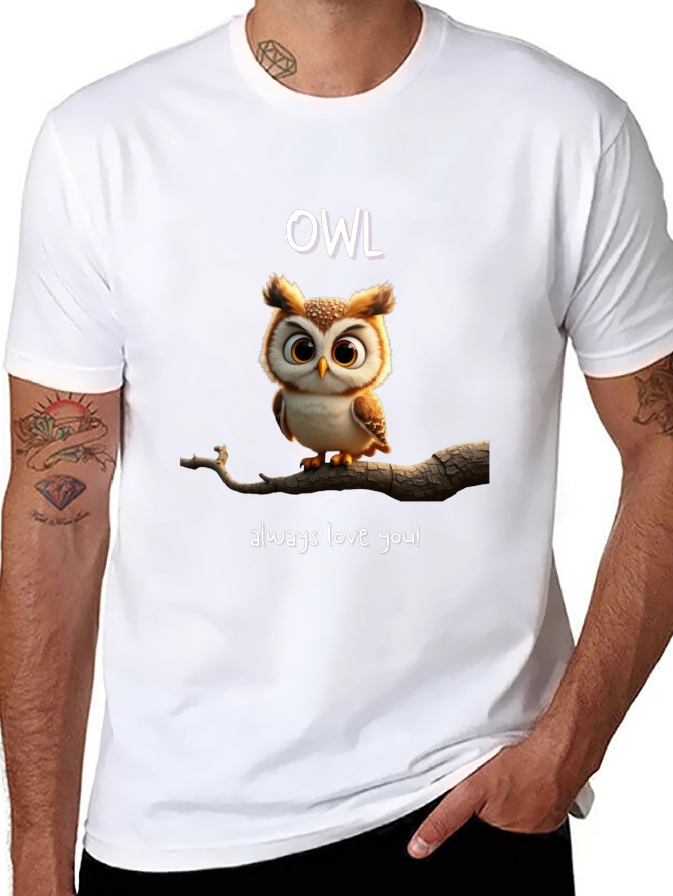 Owl Always Love You Graphic Tee Shirt