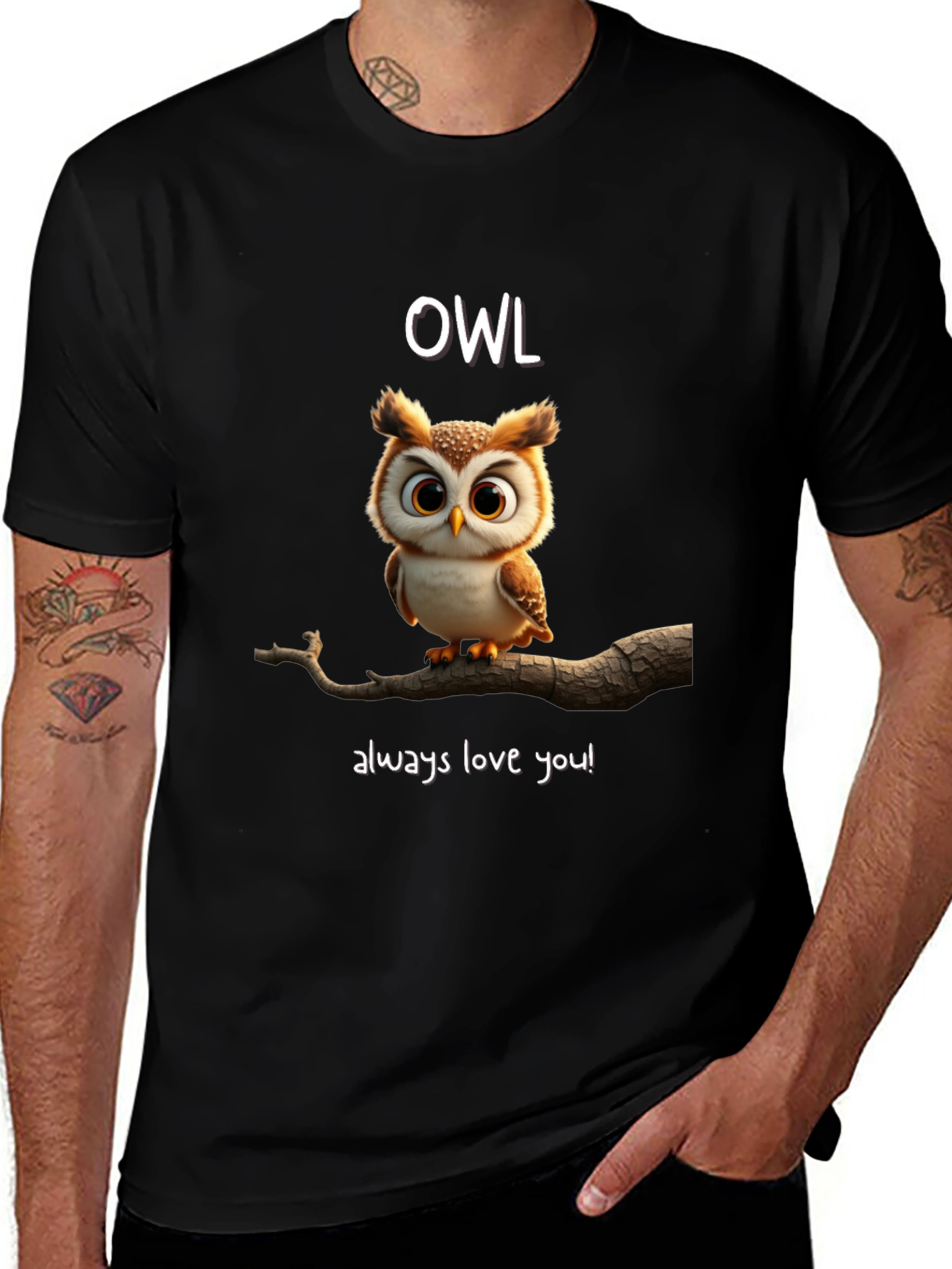 Owl Always Love You Graphic Tee Shirt