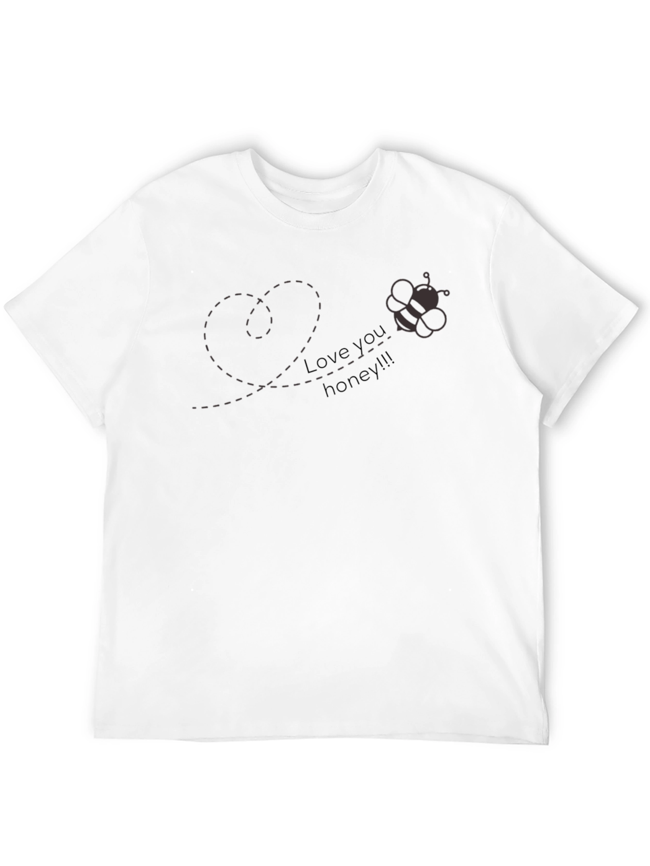 Love You Honey Bee Graphic T-Shirt