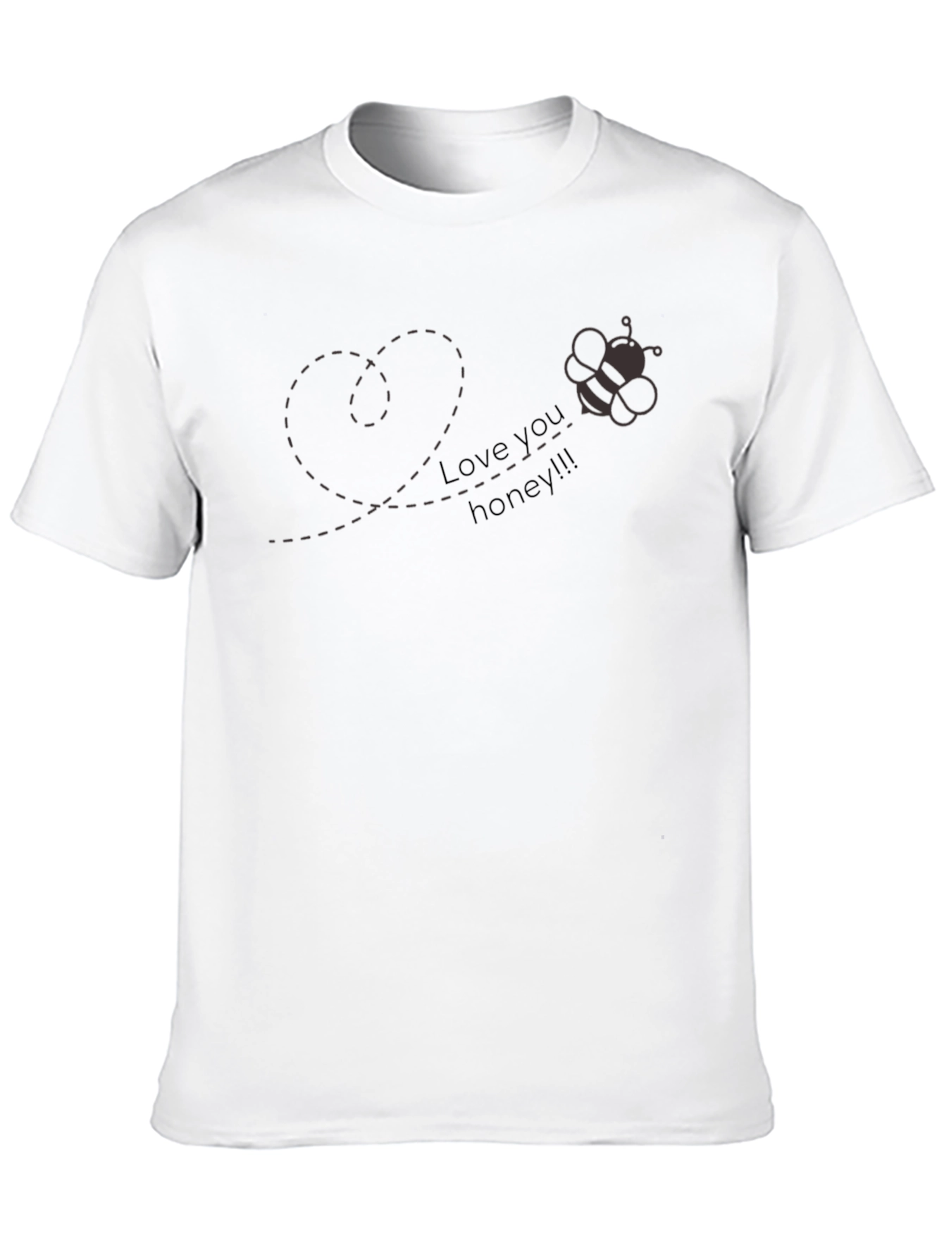 Love You Honey Bee Graphic T-Shirt