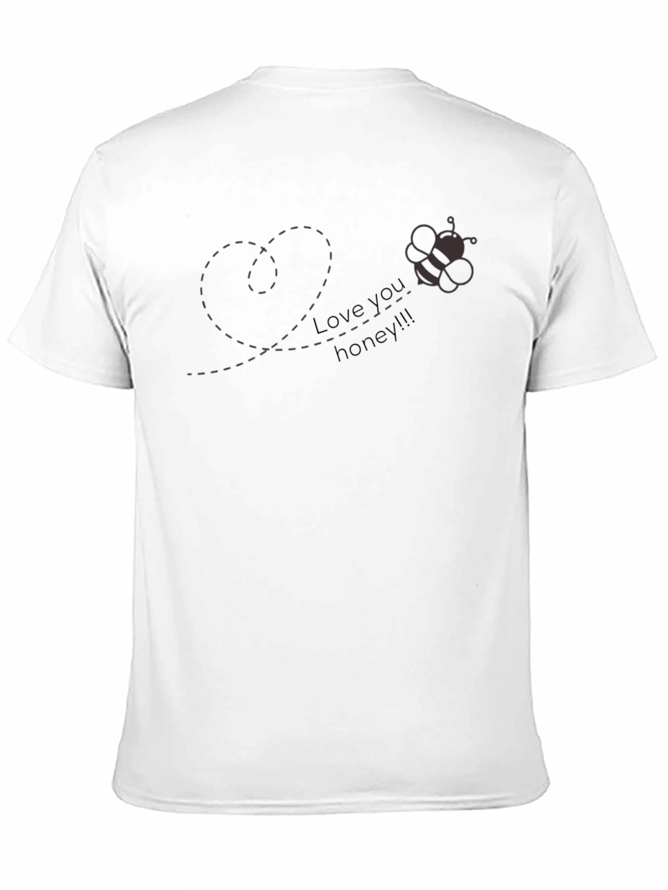 Love You Honey Bee Graphic T-Shirt