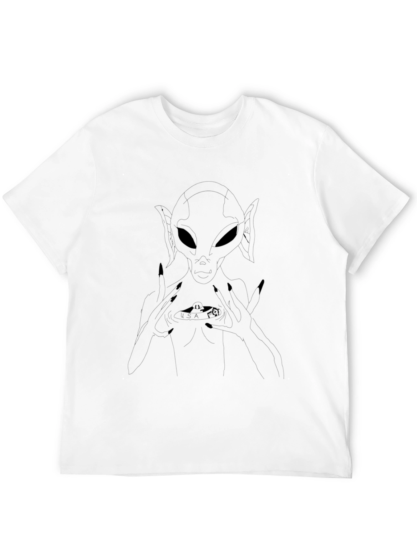 Alien Graphic Tee - Black T-Shirt
